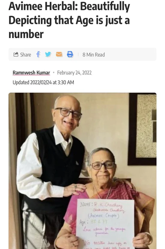 Beautifully depicting that age is just a number