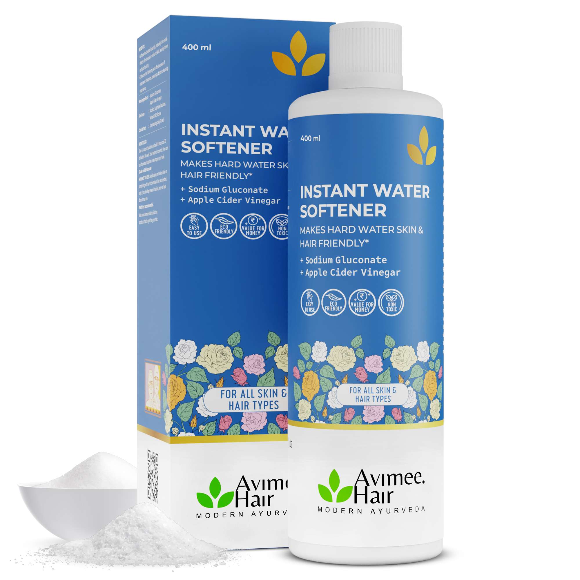 Instant Water Softener for Hair Loss Due to Hard Water