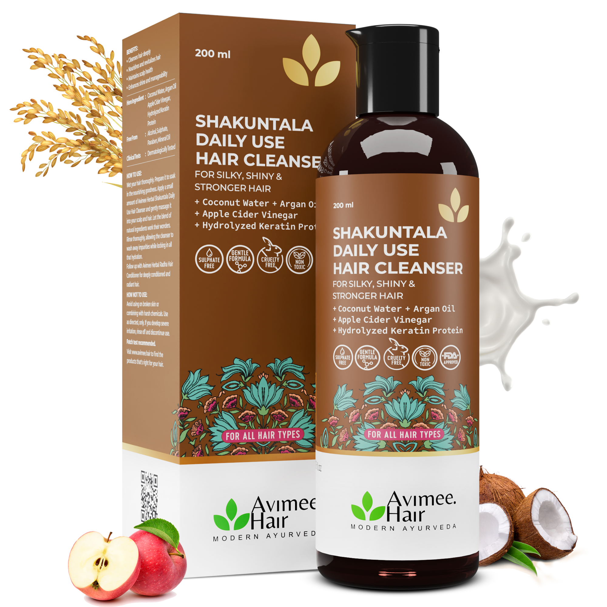 Keshpallav Hair Oil + Shakuntala Daily Use Shampoo Super Saver Combo