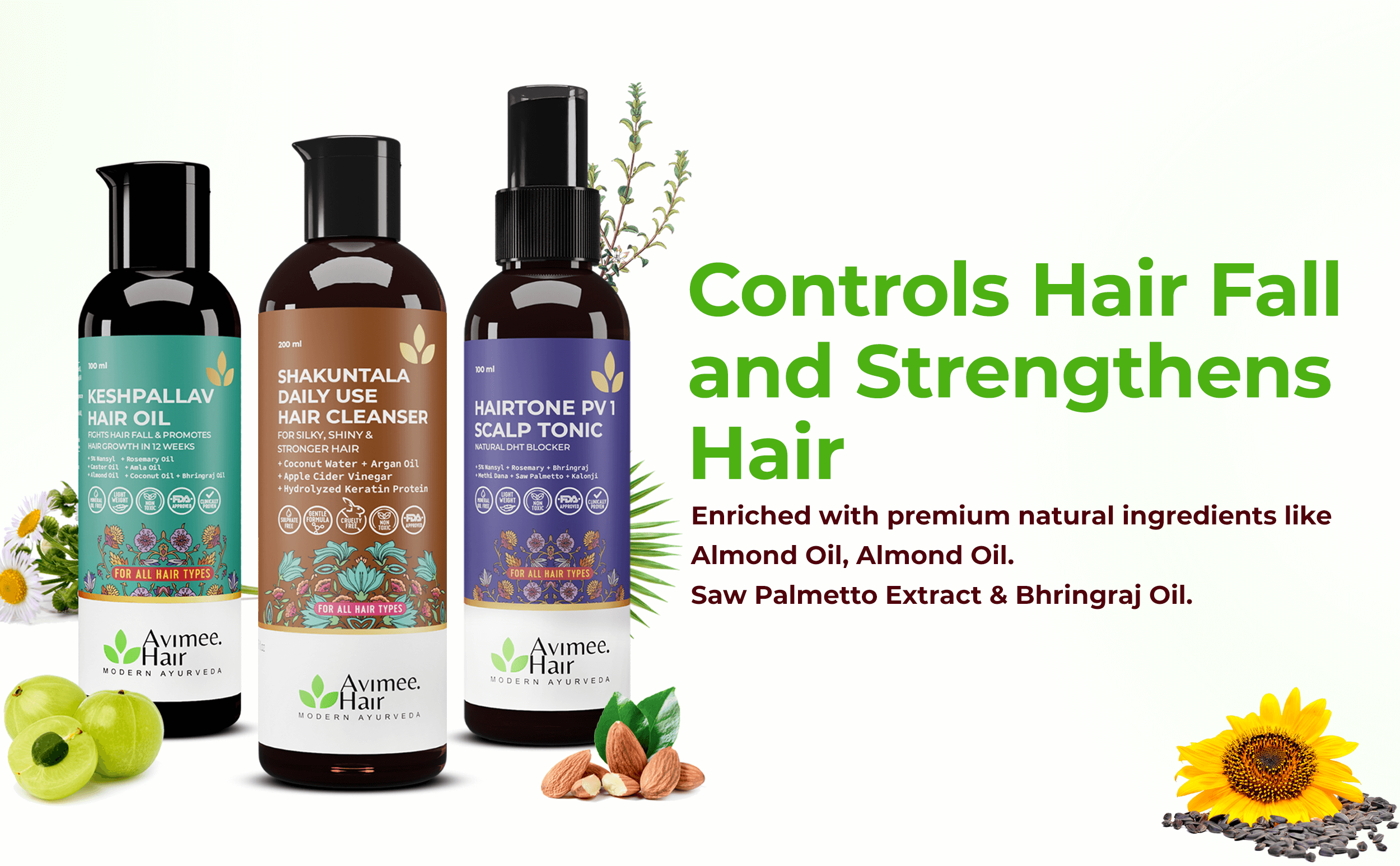 Hair Fall Control Kit+ for Pattern Baldness