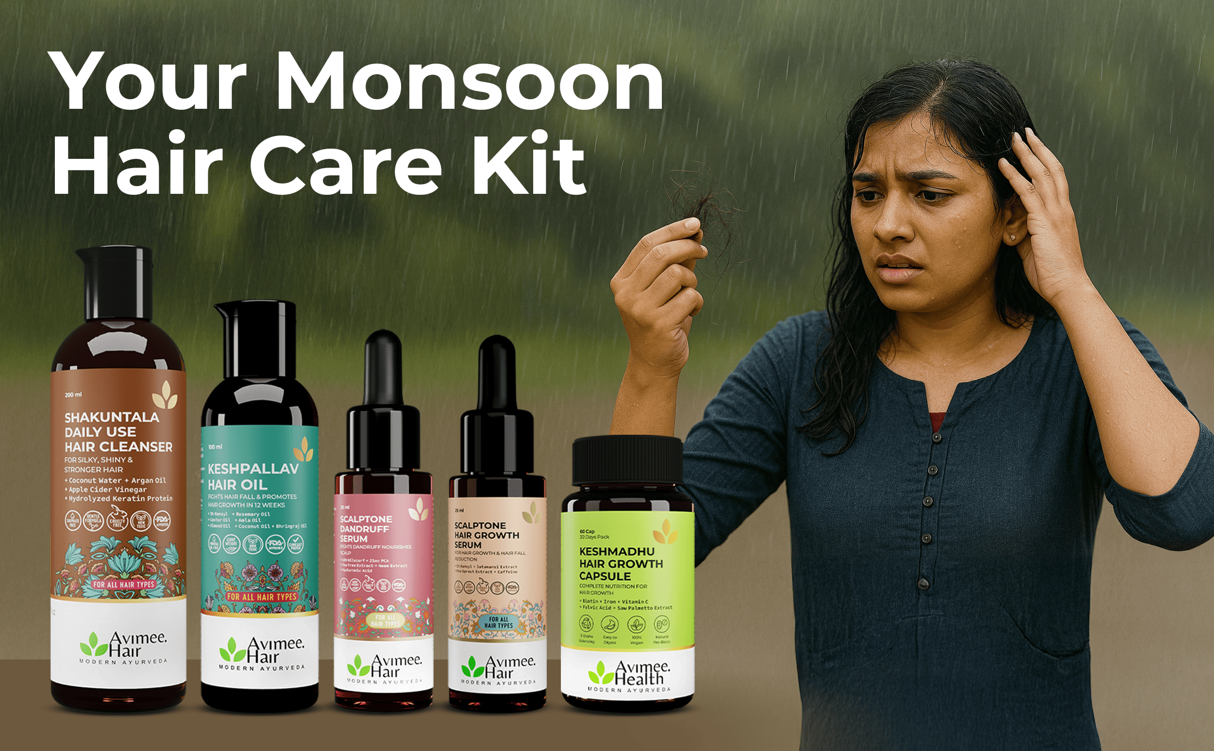 Monsoon Hair Care Kit