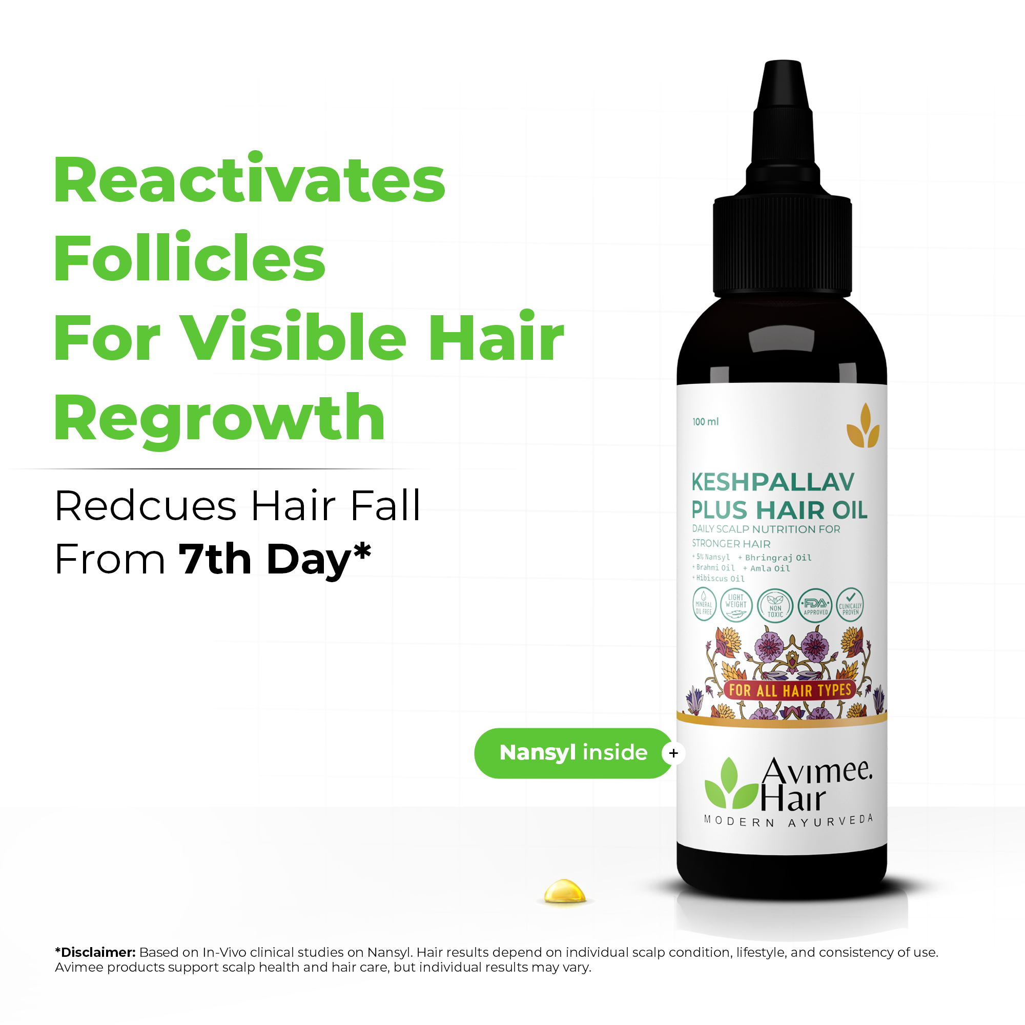 Keshpallav Plus Daily Hair Oil for Hair Growth