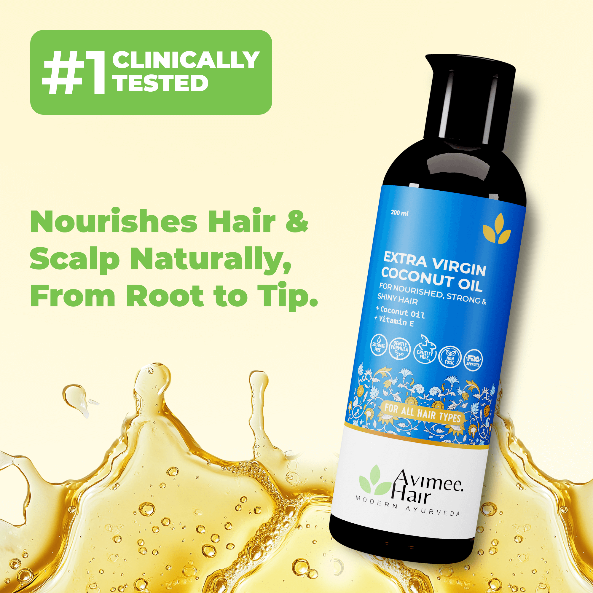 Extra Virgin Coconut Oil For Winters