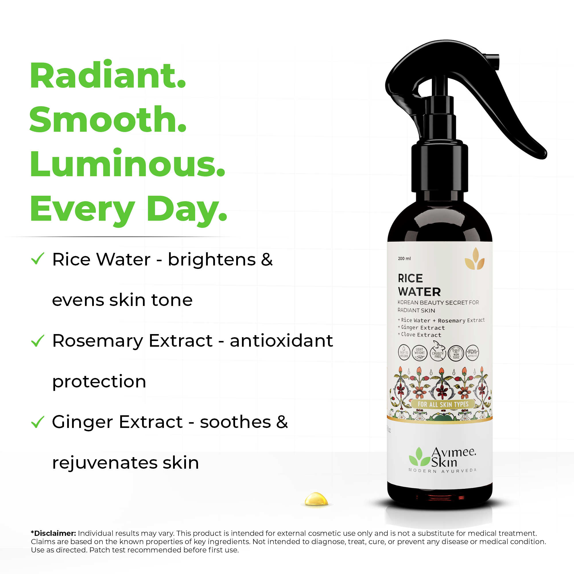 Rice Water for Hair and Skin