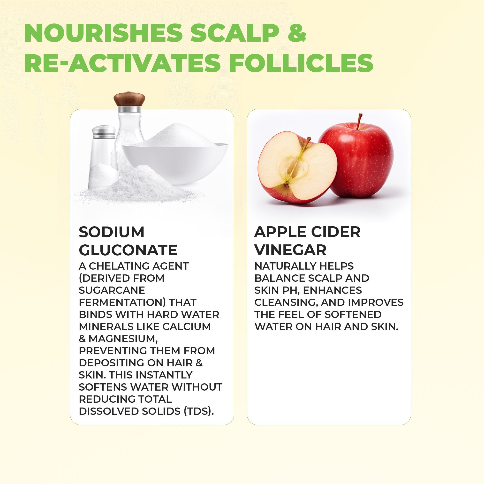 Instant Water Softener for Hair Loss Due to Hard Water