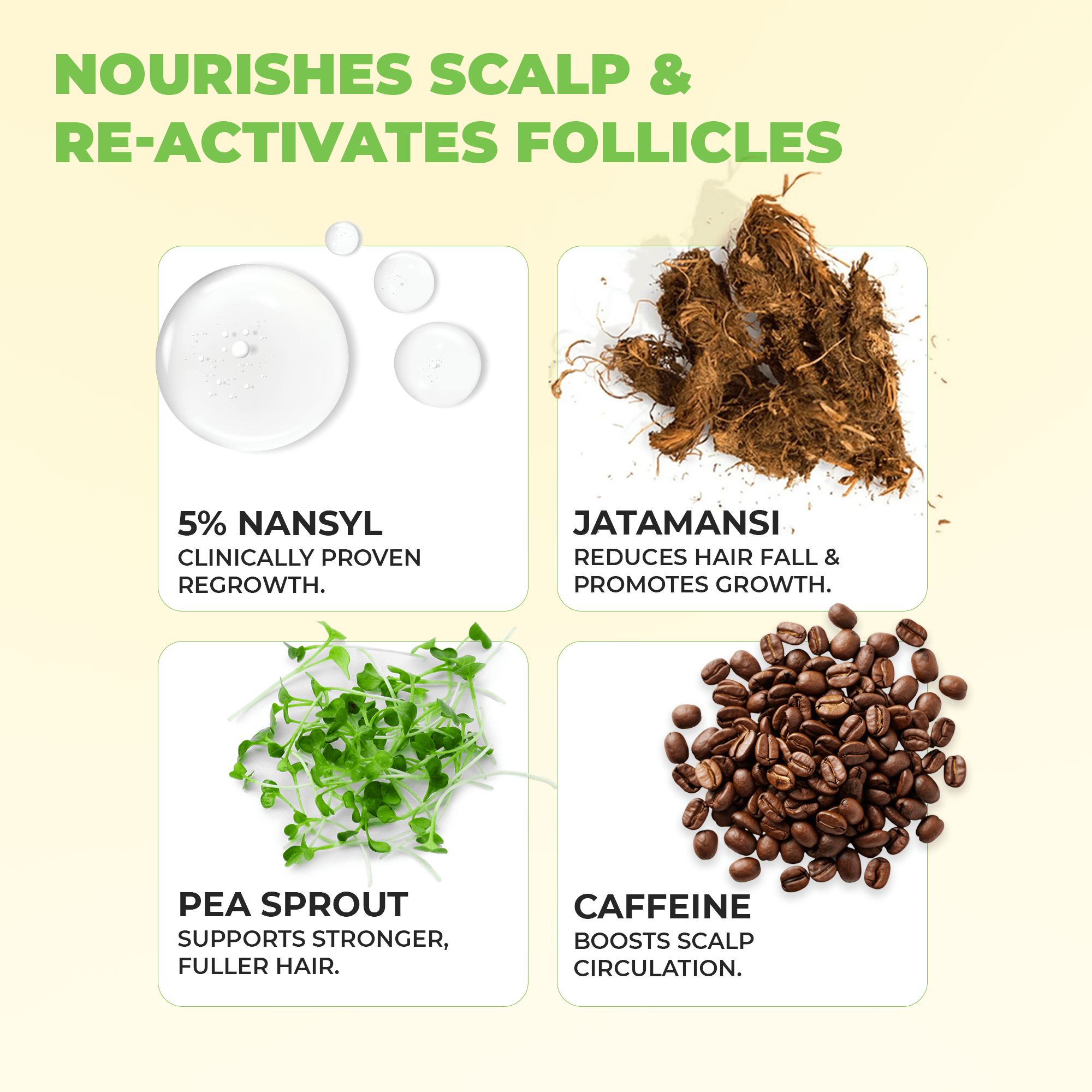 Scalptone Hair Growth Serum with 5% Nansyl & Pea Sprout Extract