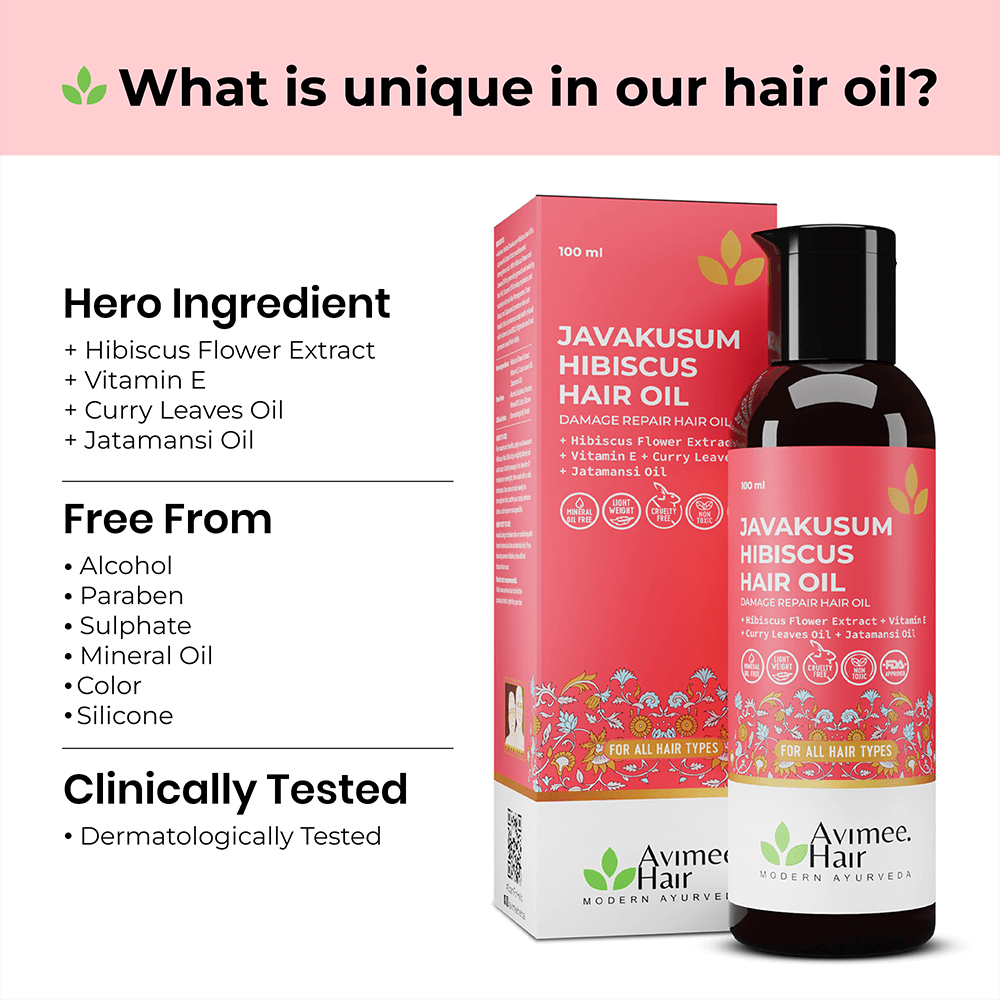 Javakusum Hibiscus Hair Oil