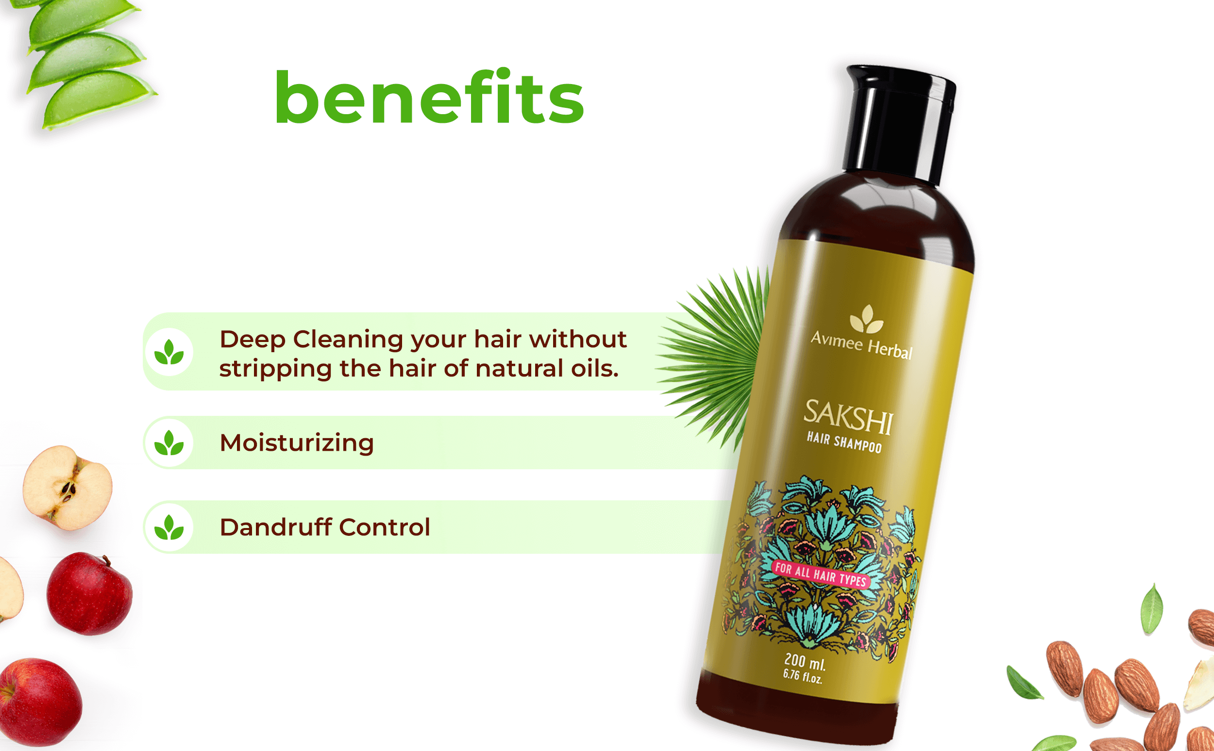 Sakshi Hair Shampoo for Deep Cleaning