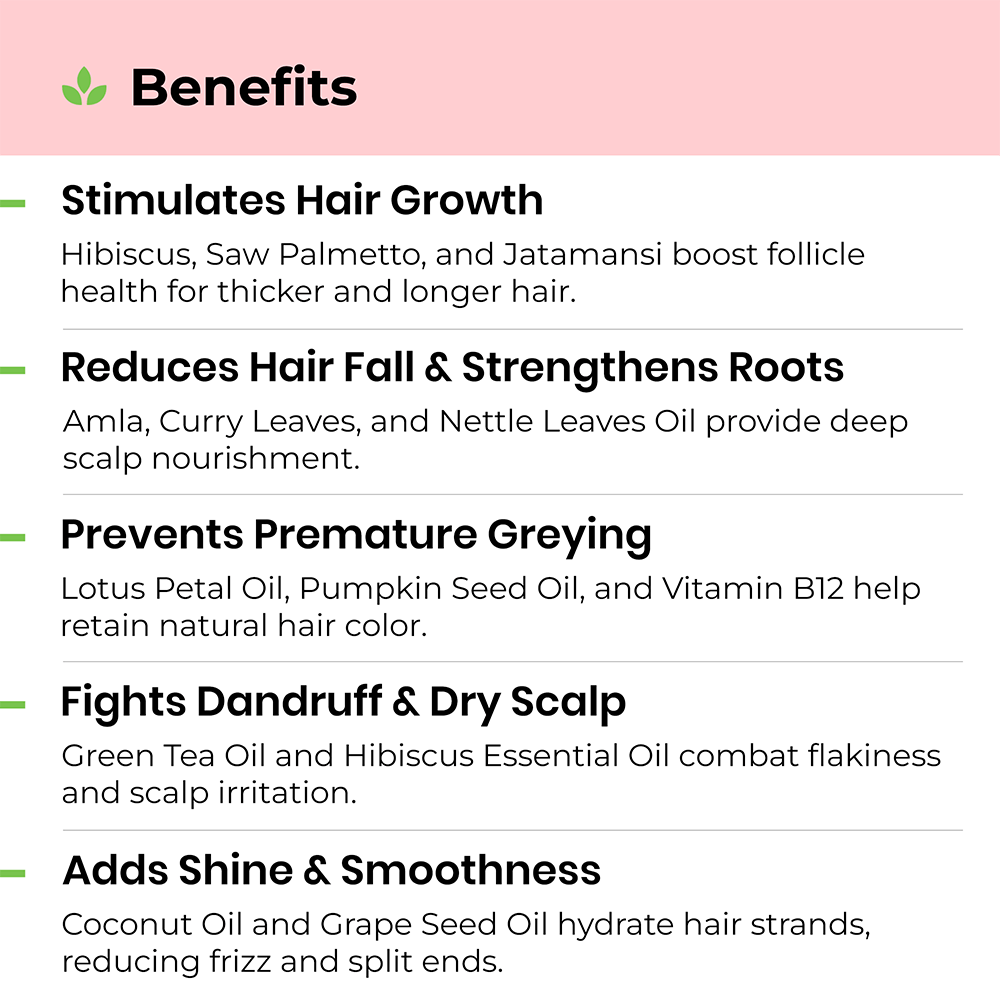 Javakusum Hibiscus Hair Oil