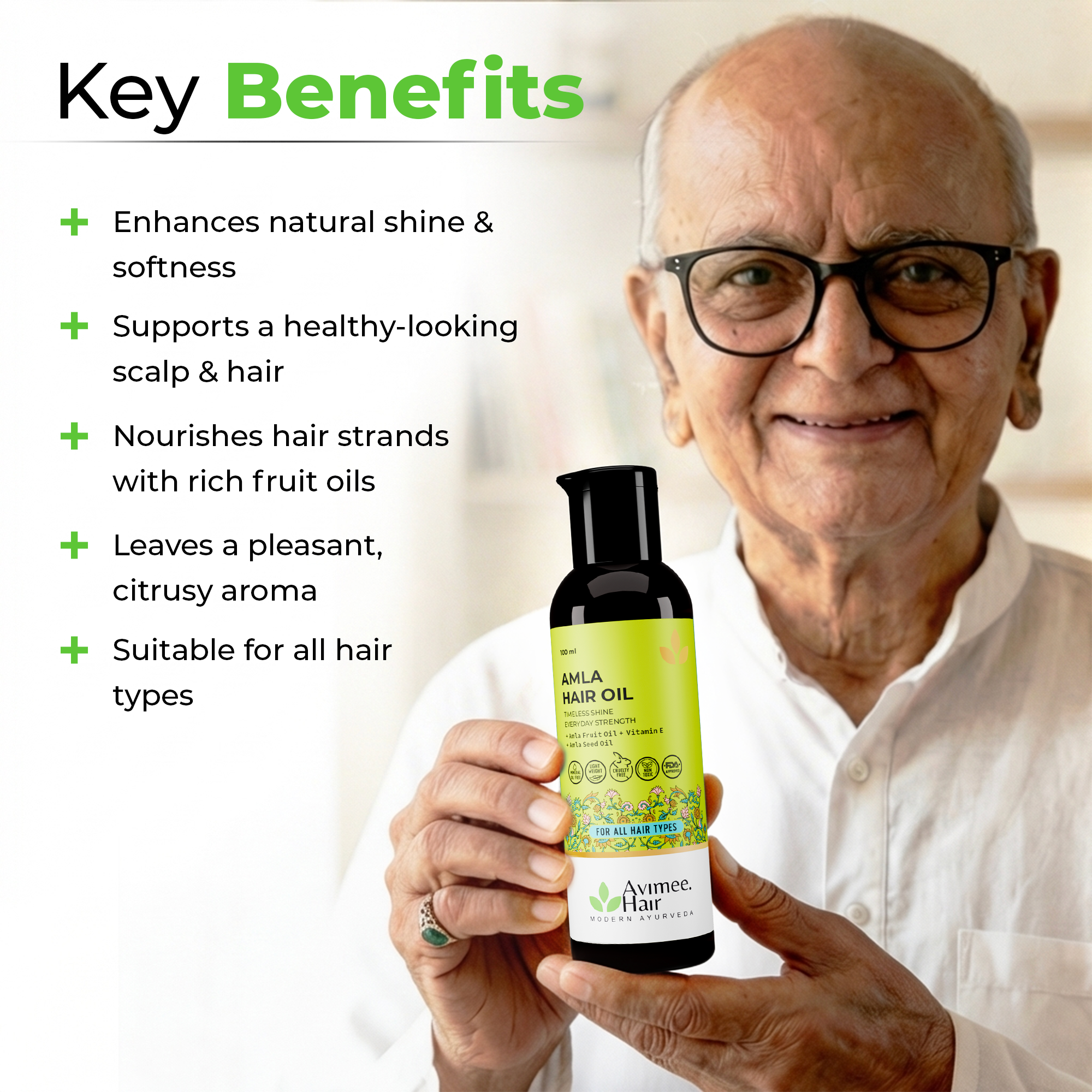 Pure Amla Hair Oil for Grey Hair & Dandruff