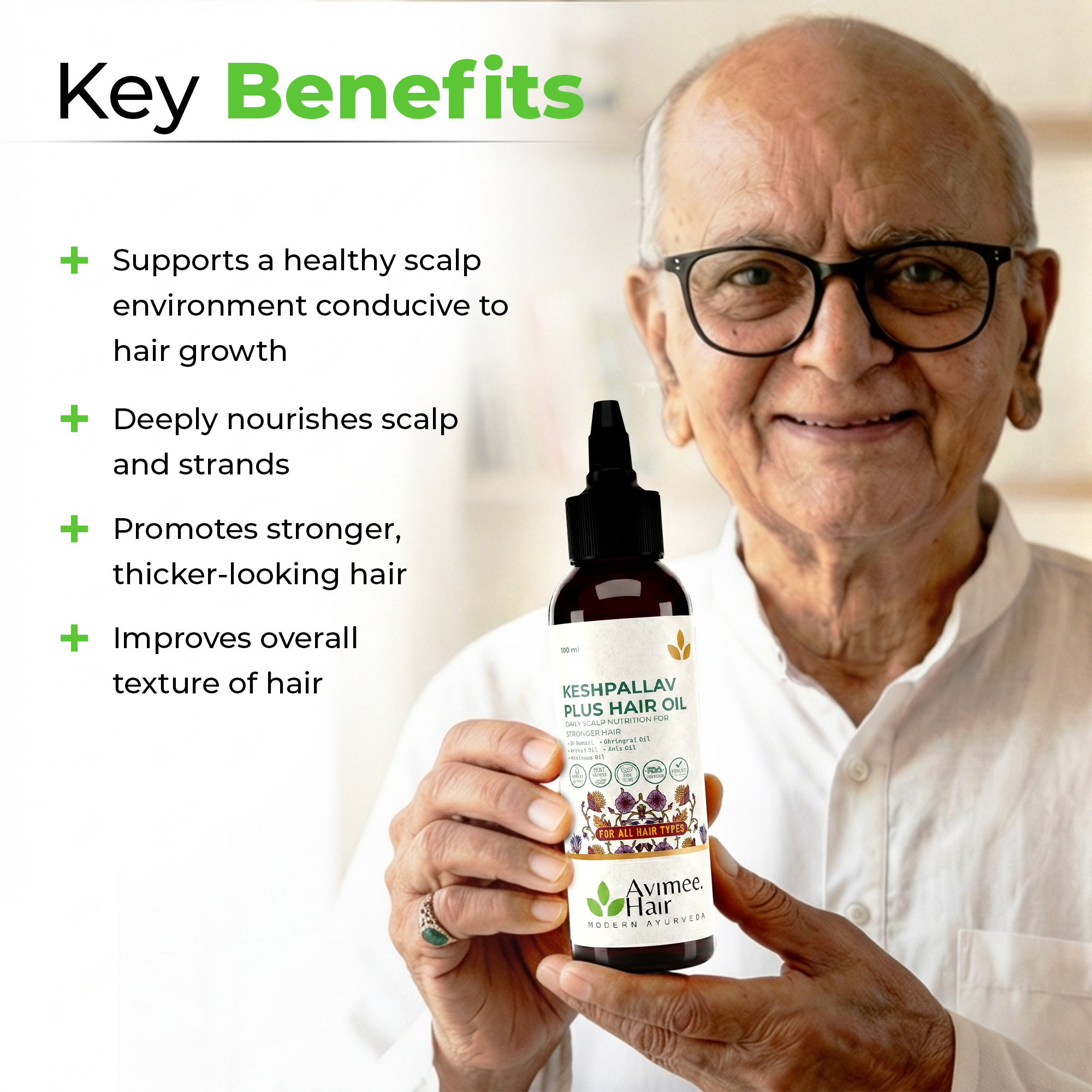 Keshpallav Plus Daily Hair Oil for Hair Growth