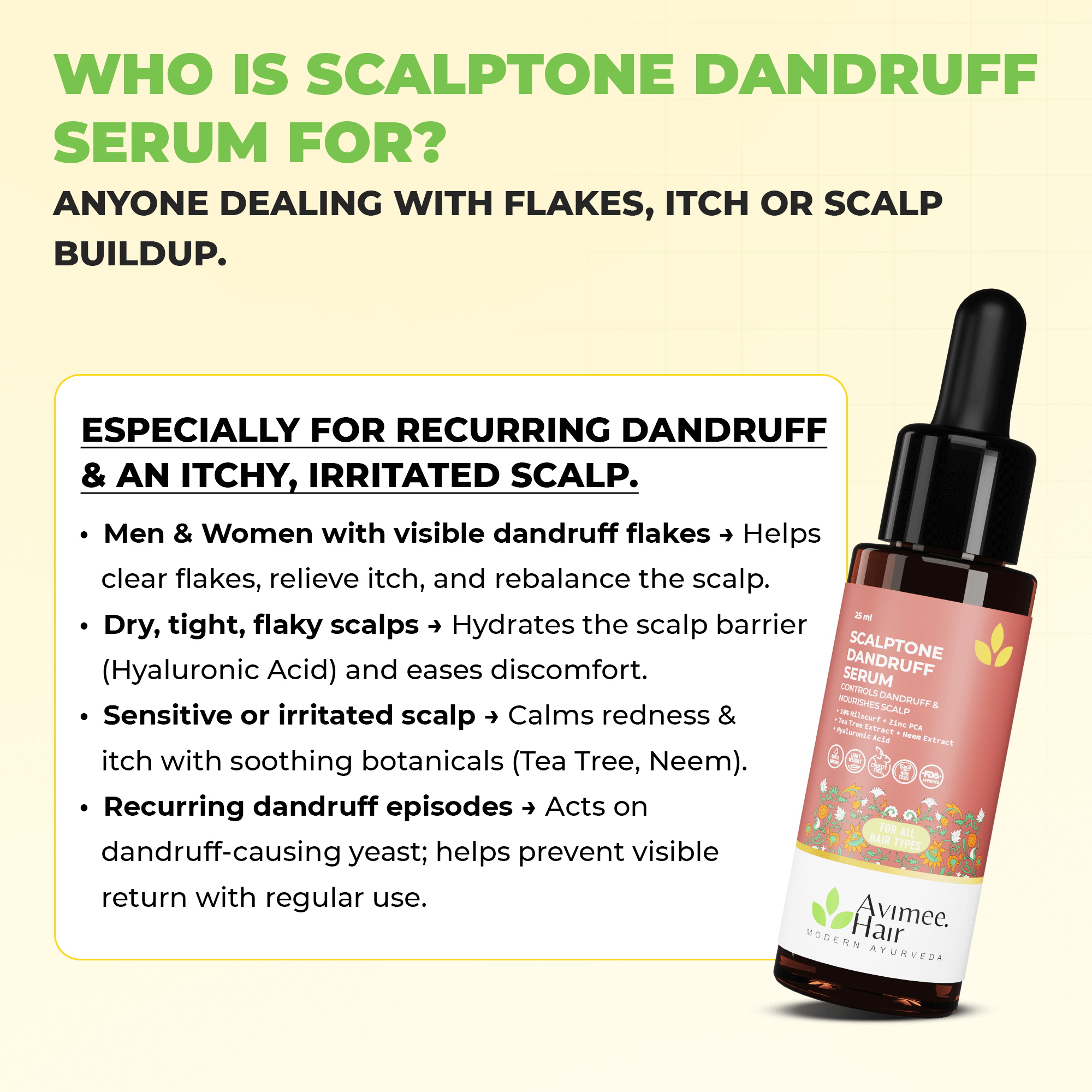 Scalptone Dandruff Serum