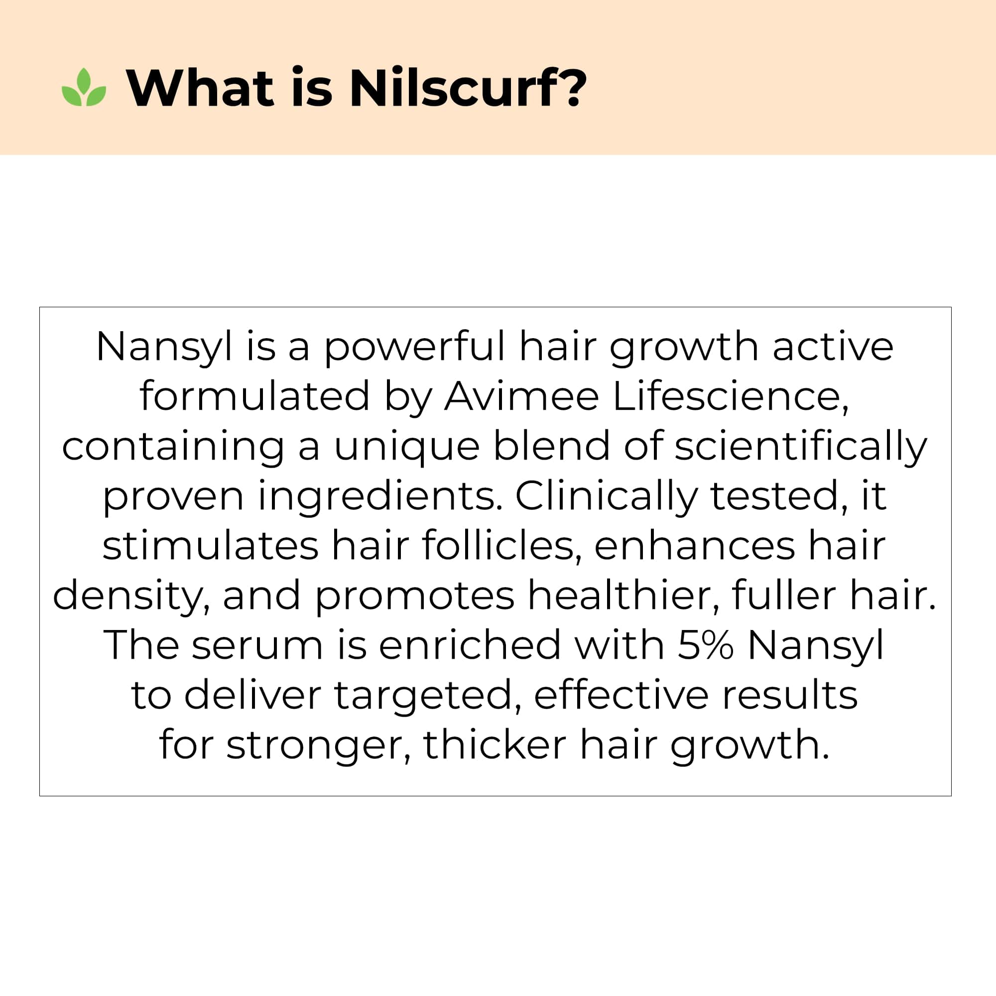 Scalptone Hair Growth Serum With Nansyl