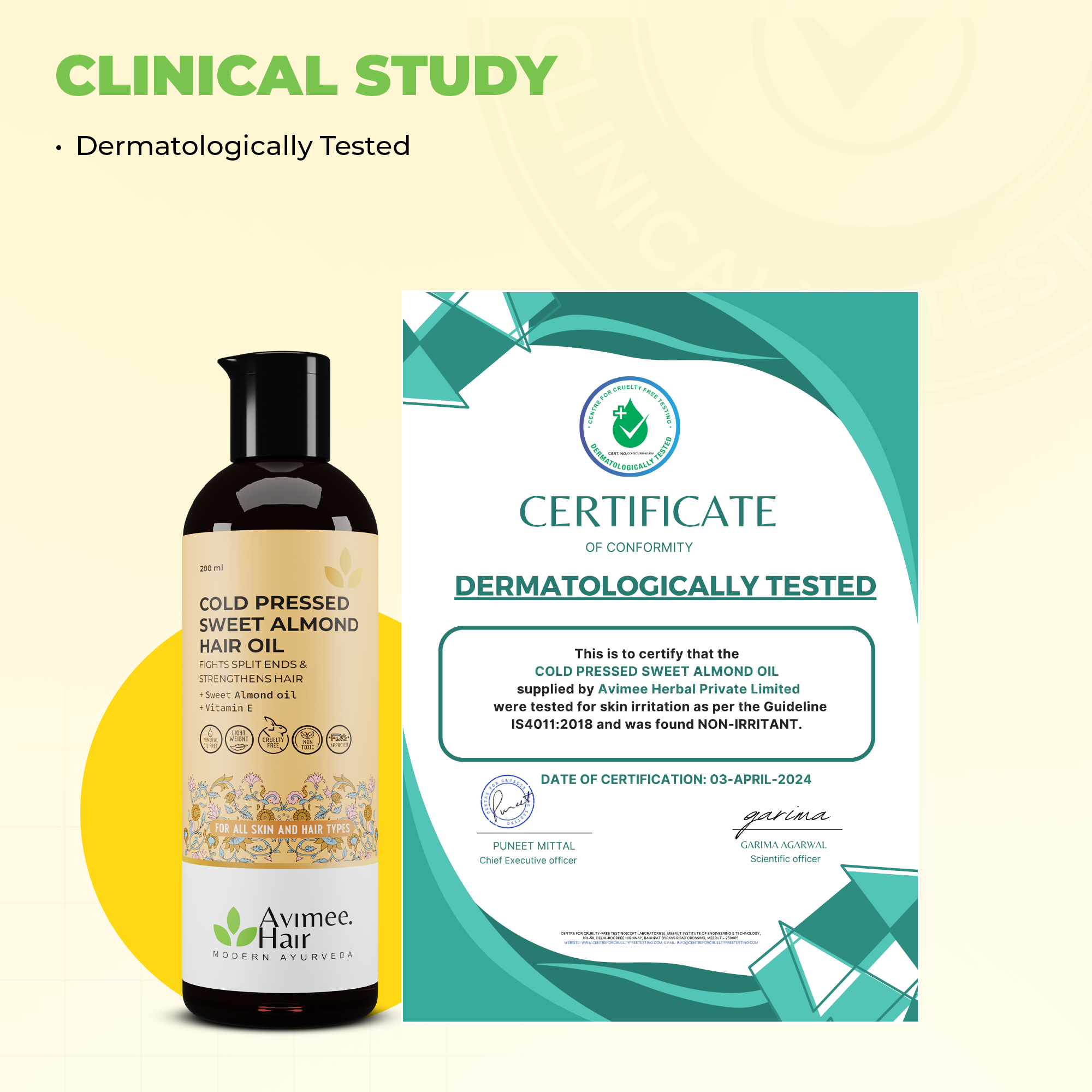 Cold Pressed Sweet Almond Hair Oil