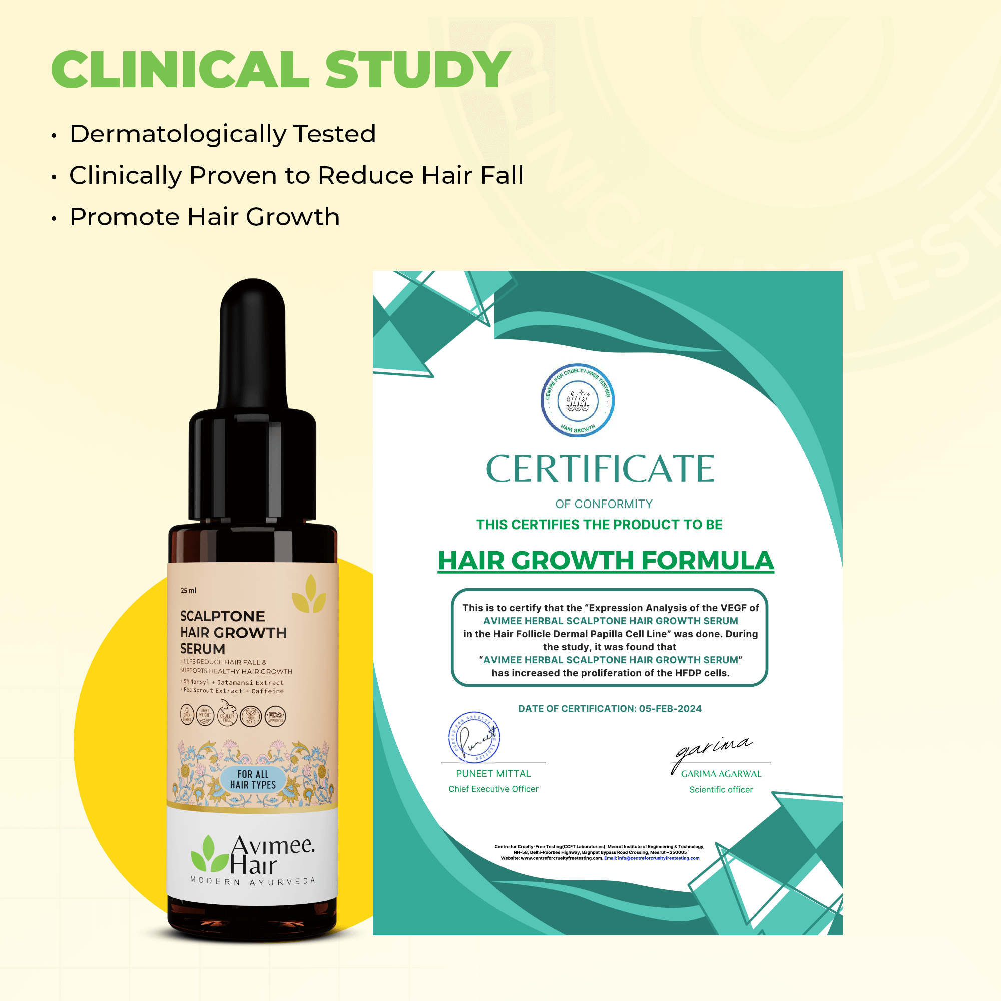 Scalptone Hair Growth Serum with 5% Nansyl & Pea Sprout Extract