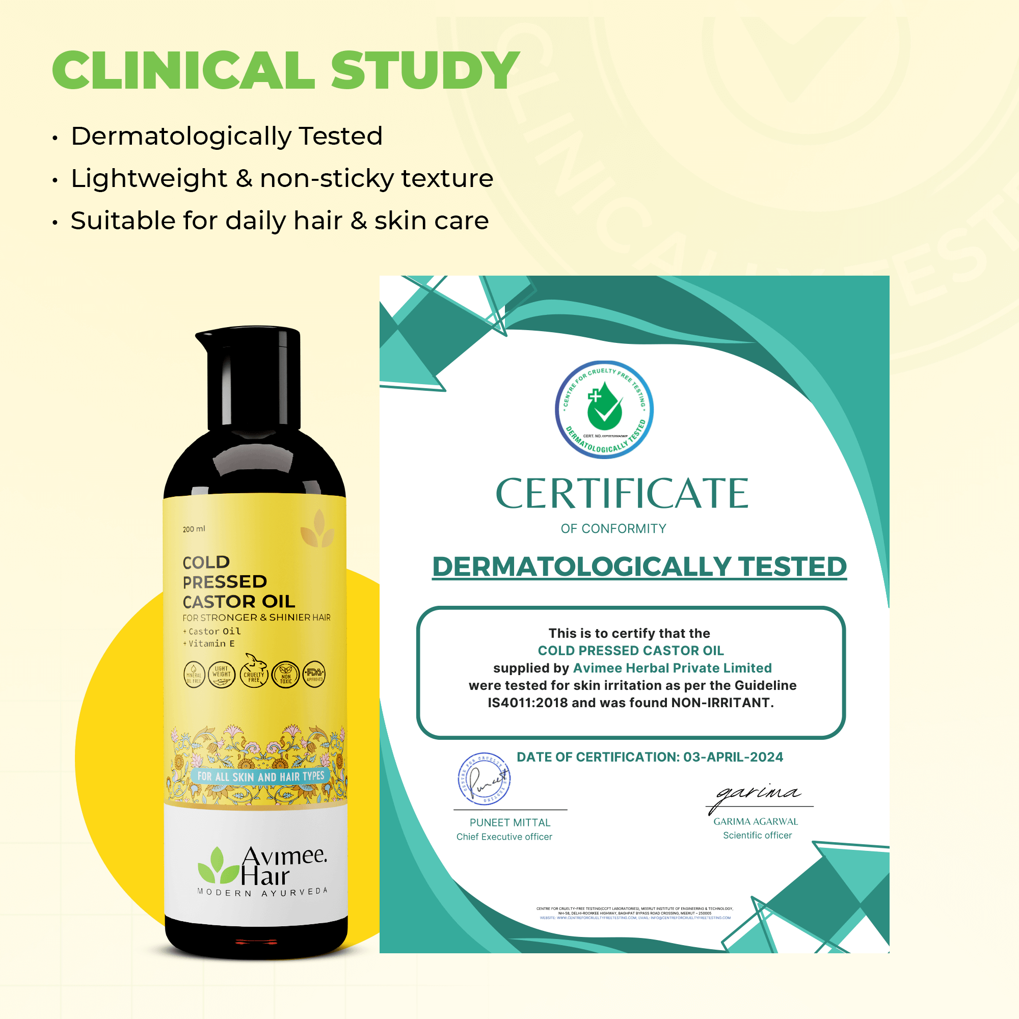 Cold Pressed Castor Oil for Hair Growth