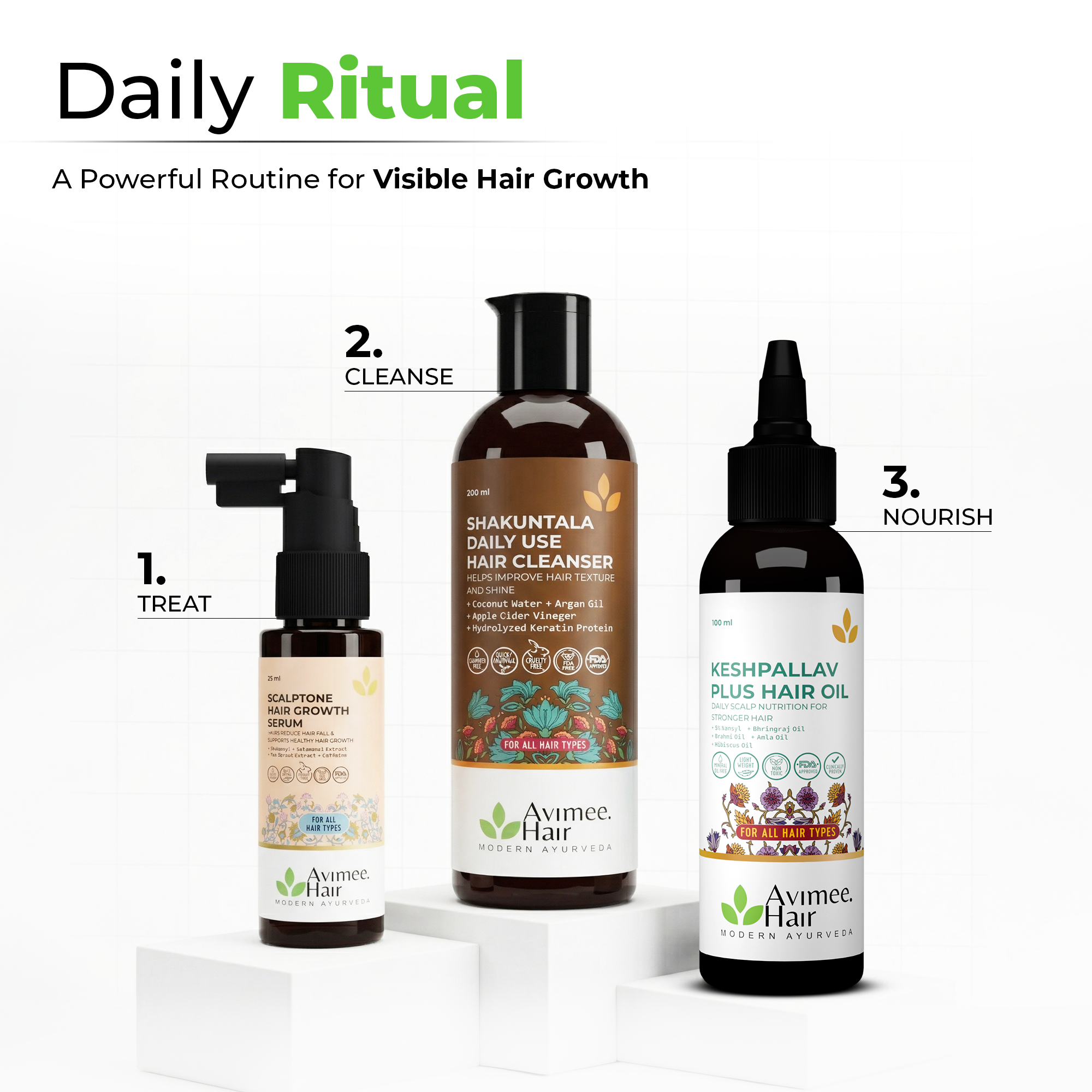 Keshpallav Plus Daily Hair Oil for Hair Growth