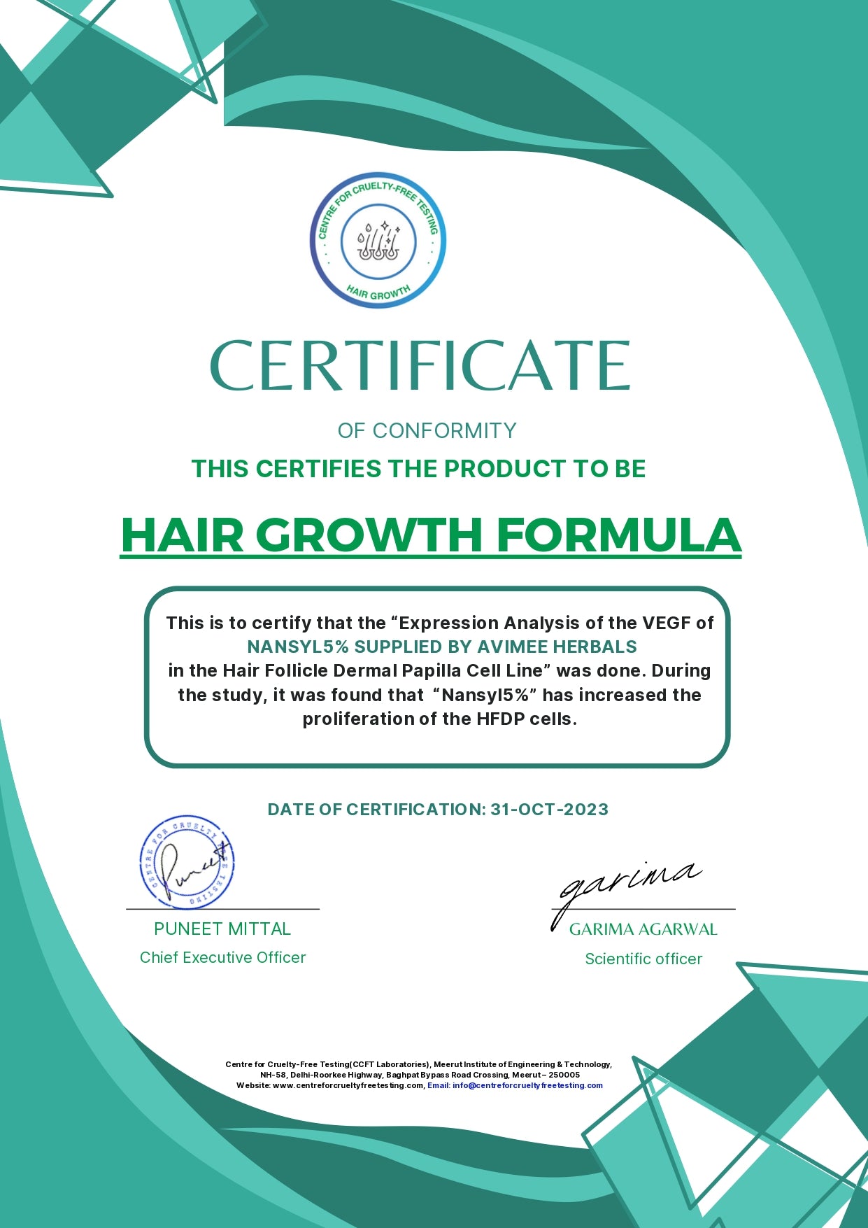 Rosemary Essential Hair Oil with Vitamin E & Nansyl