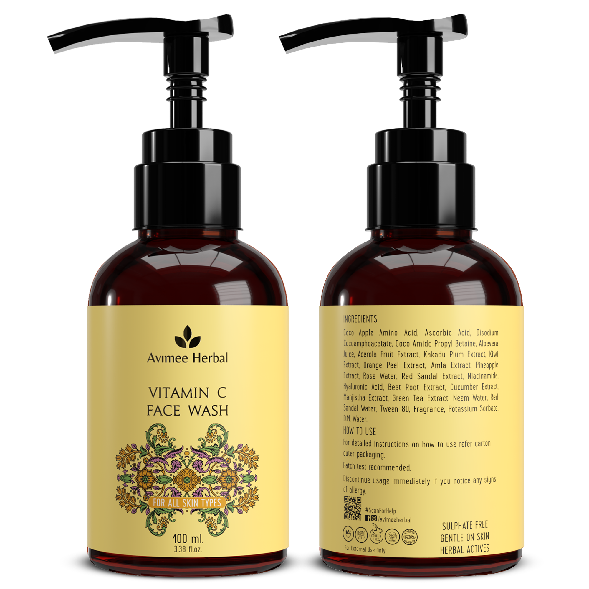 Buy Natural vitamin c face wash