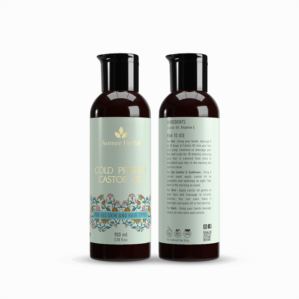 Cold Pressed Castor Oil for Hair Growth