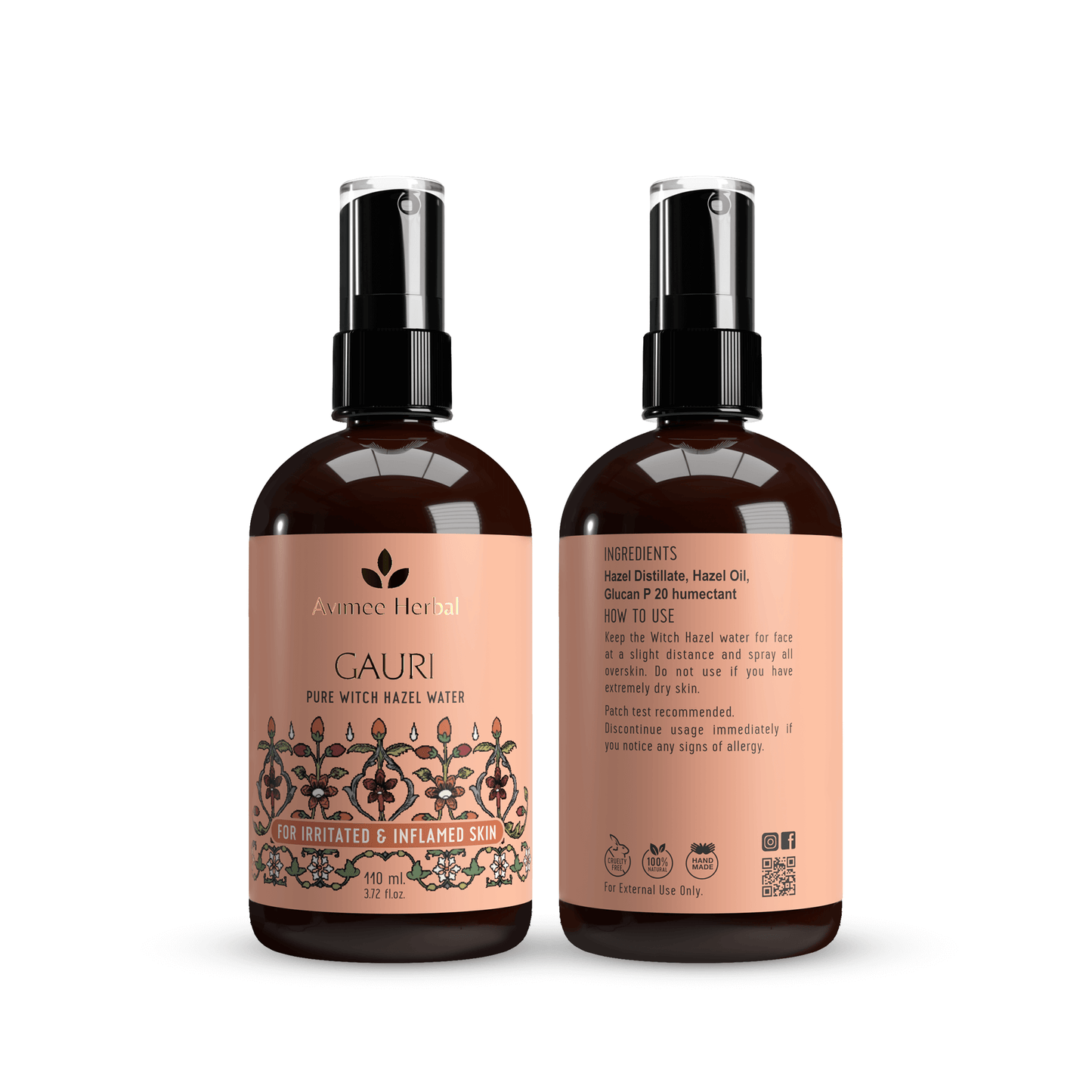 Gauri Pure Witch Hazel Water | For Irritated & Inflamed Skin