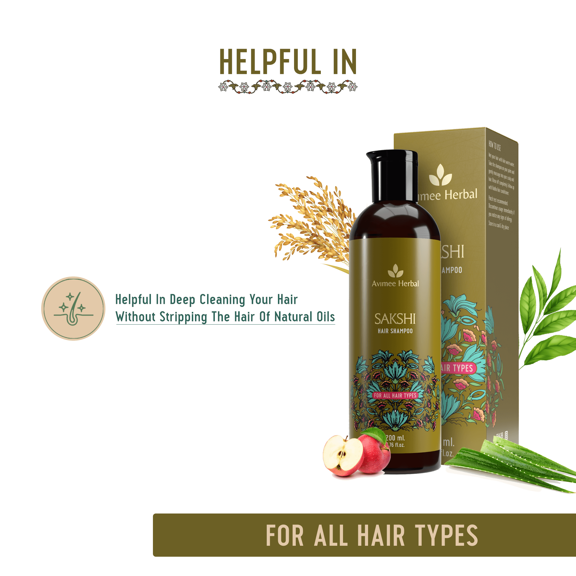 Sakshi Hair Shampoo for Deep Cleaning