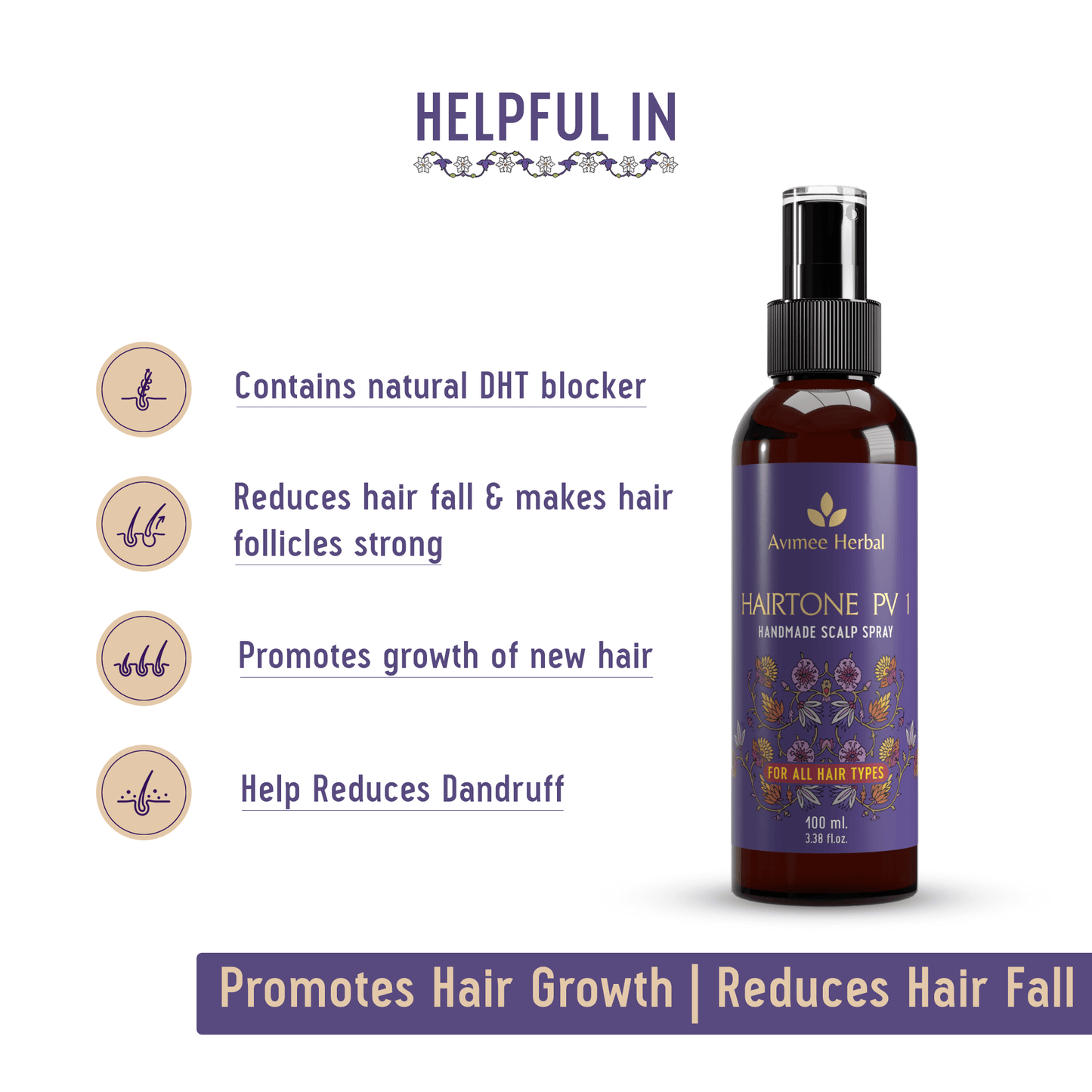 Avimee Herbal Anti Hairfall Kit