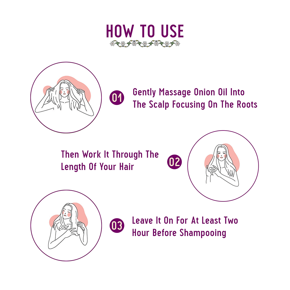 Onion Hair Oil for Hair Growth and Hair Fall Control
