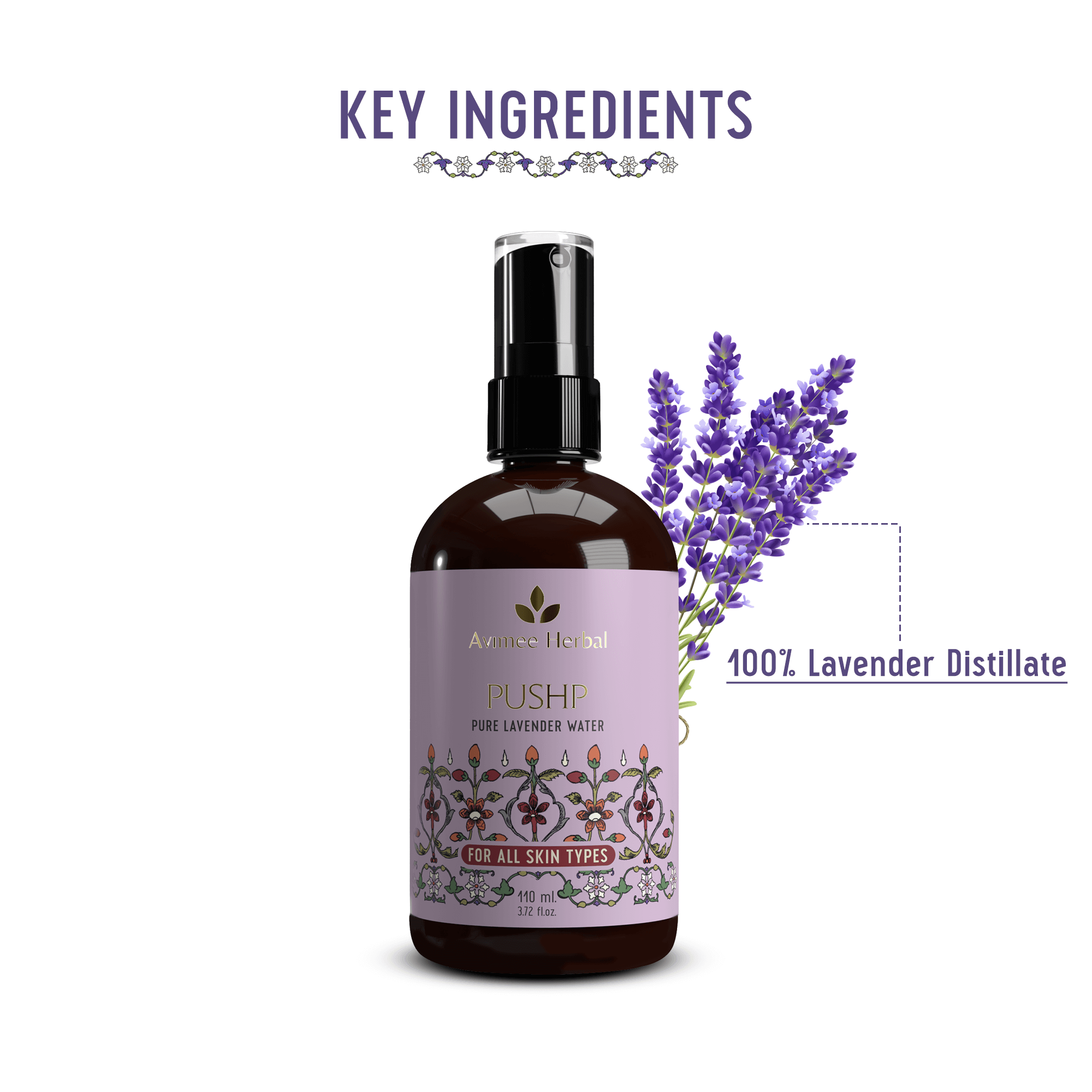 Pushp Pure Lavender Water