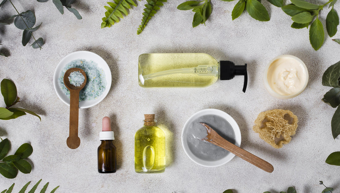 Organic and Herbal Shampoo with Ingredients