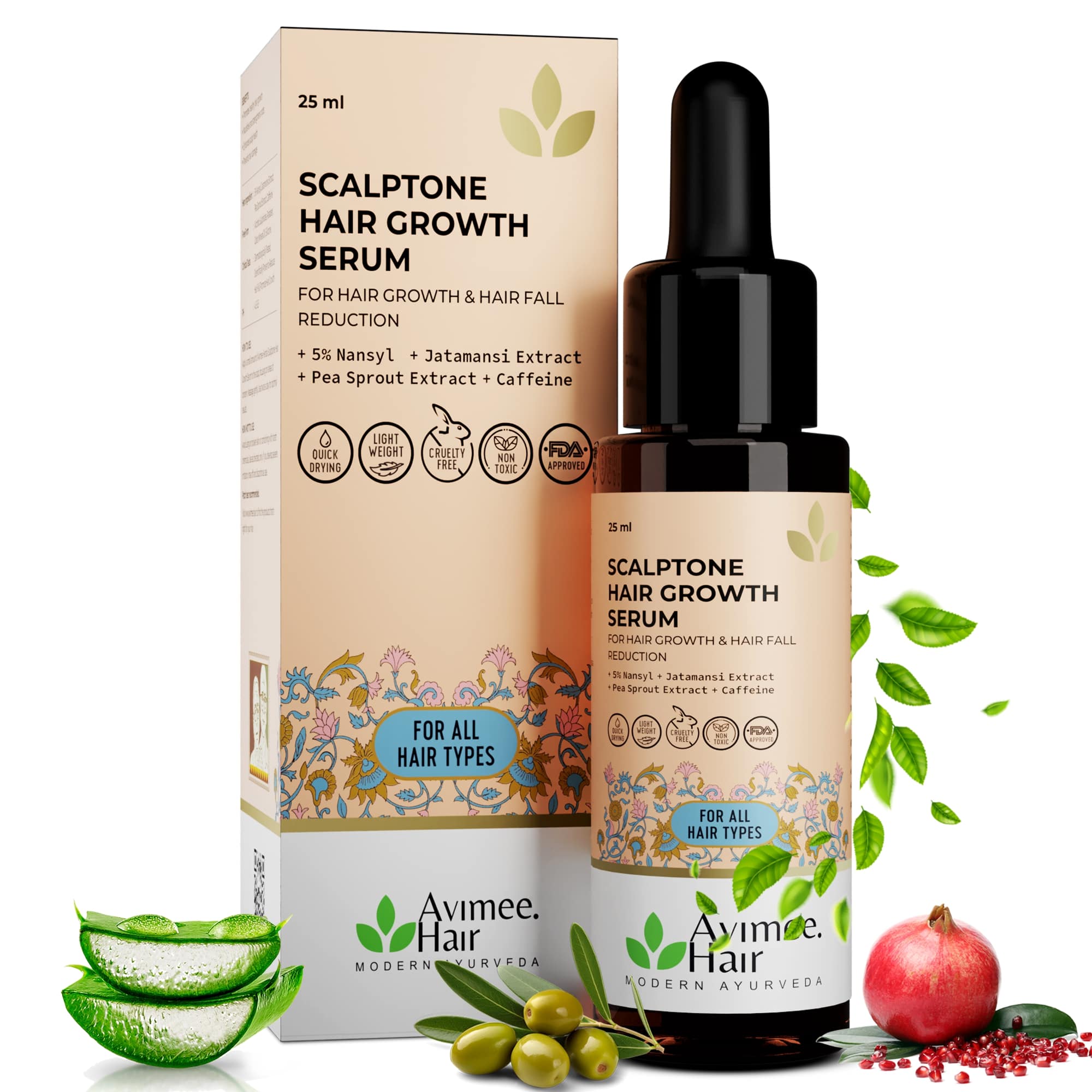 Scalptone Hair Growth Serum With Nansyl