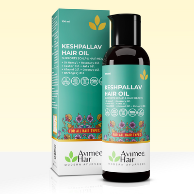Keshpallav Hair Oil for Hair Growth with 5% Nansyl & Rosemary Extracts