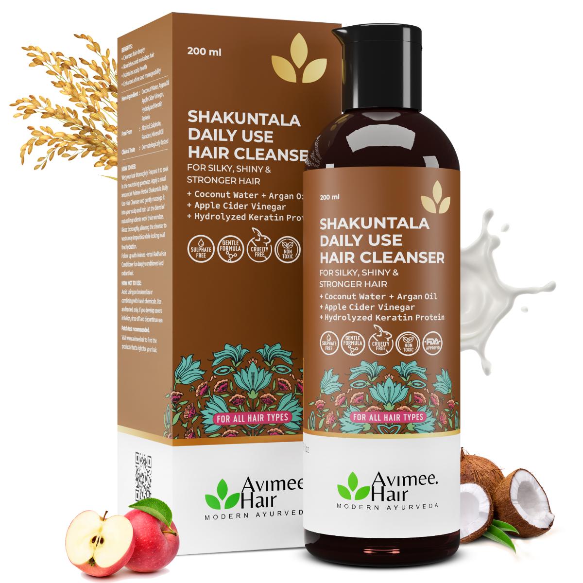 Hair Growth Kit; Keshpallav Hair Oil, Shakuntala Hair Cleanser and Scalptone Hair Growth Serum