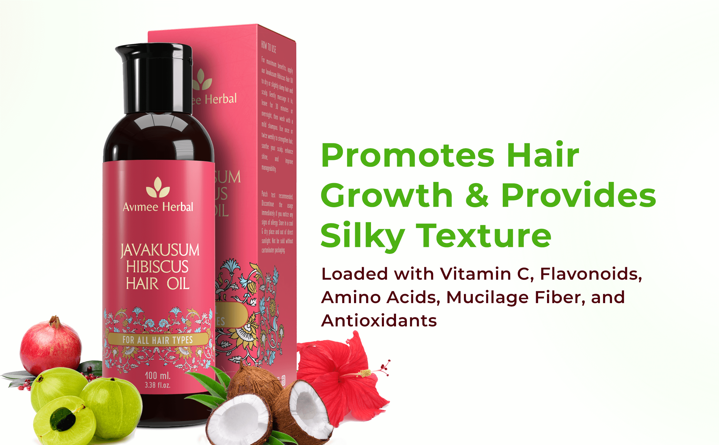 Javakusum Hibiscus Hair Oil