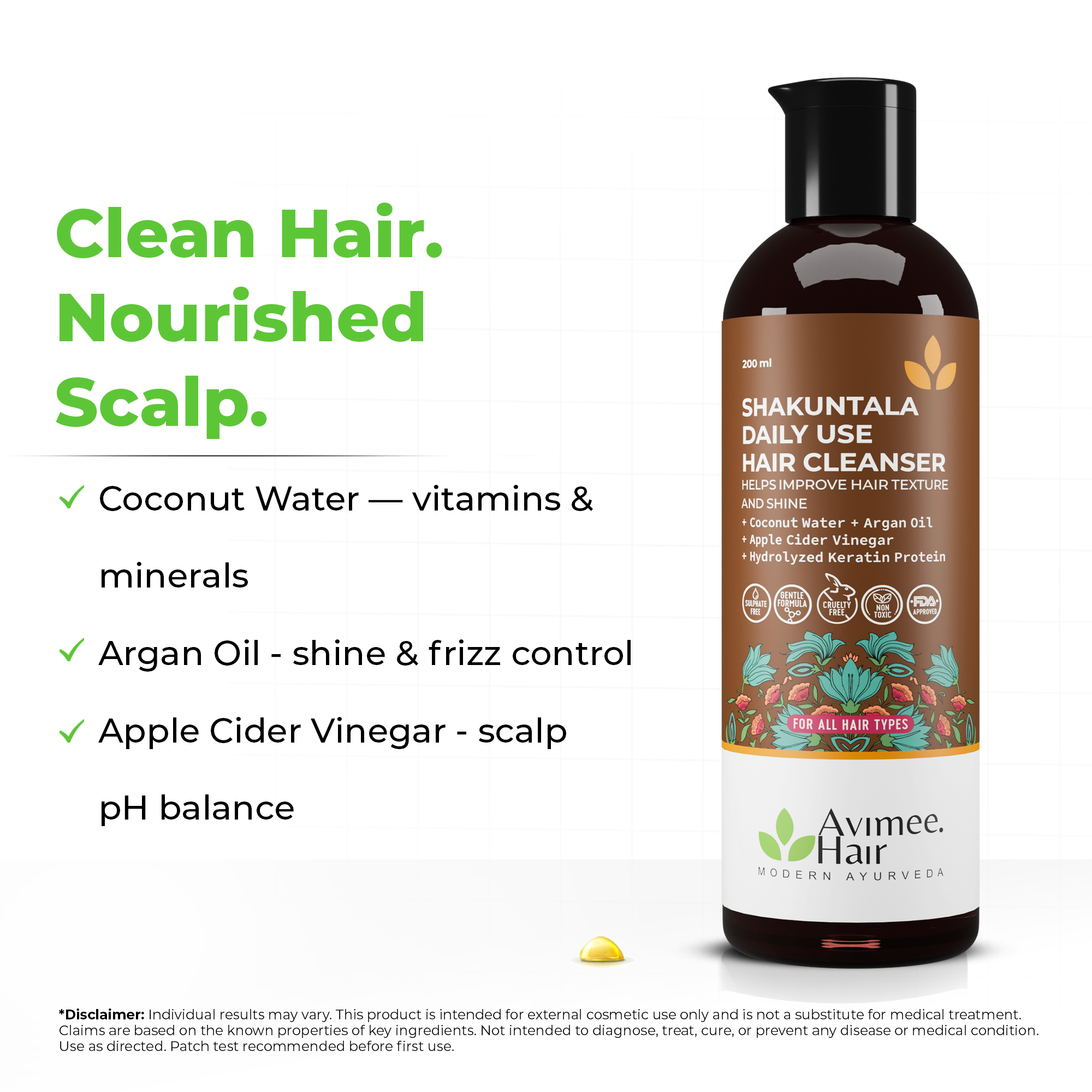 Shakuntala Daily Use Hair Cleanser (Shampoo)