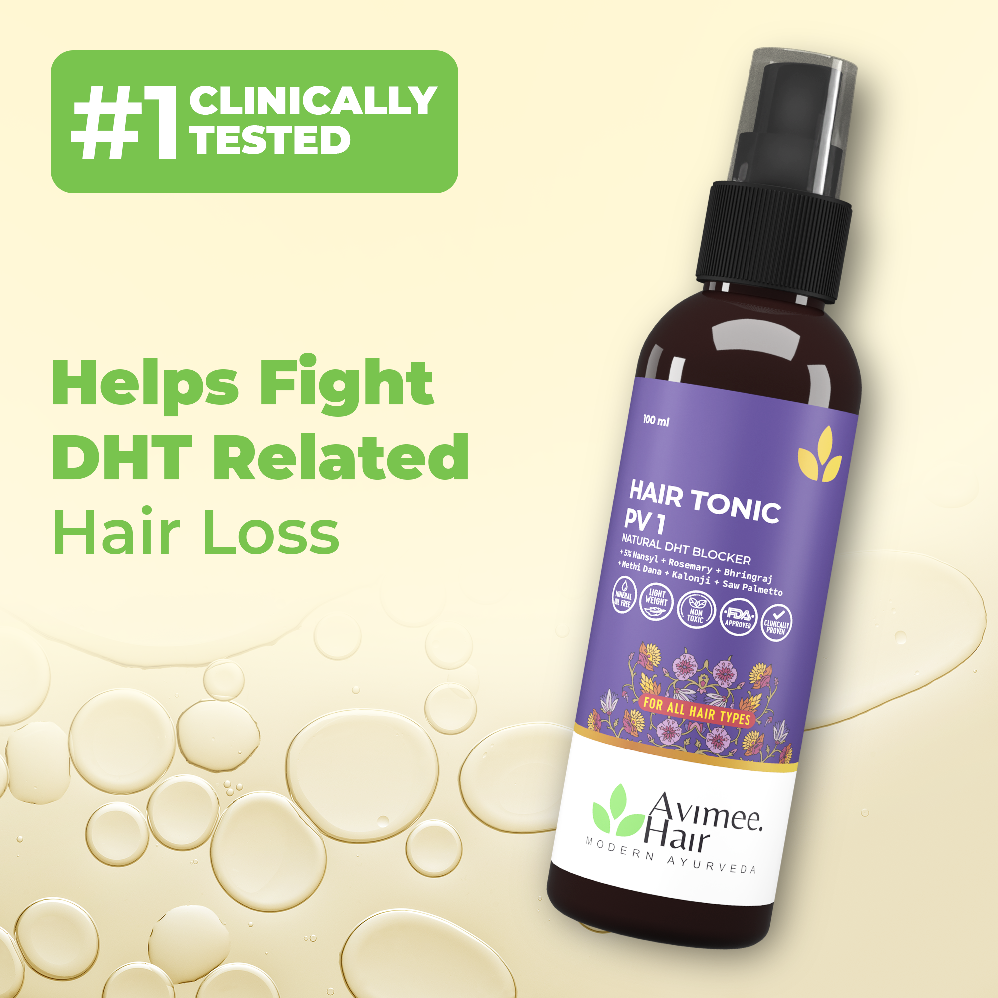 DHT Blocker Hair Growth Kit – Your Complete Ayurvedic Regimen for Stronger, Fuller Hair