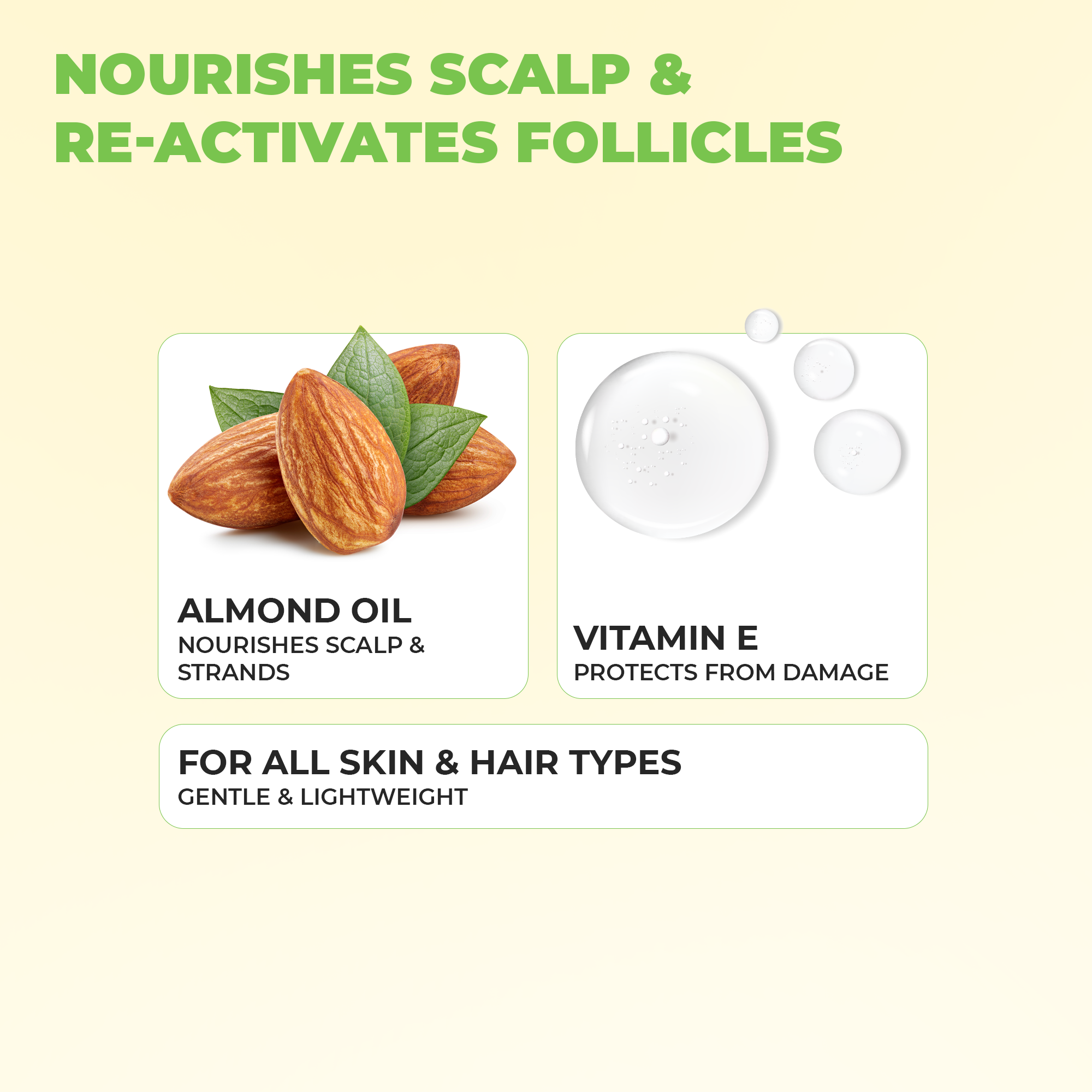 Cold Pressed Sweet Almond Hair Oil