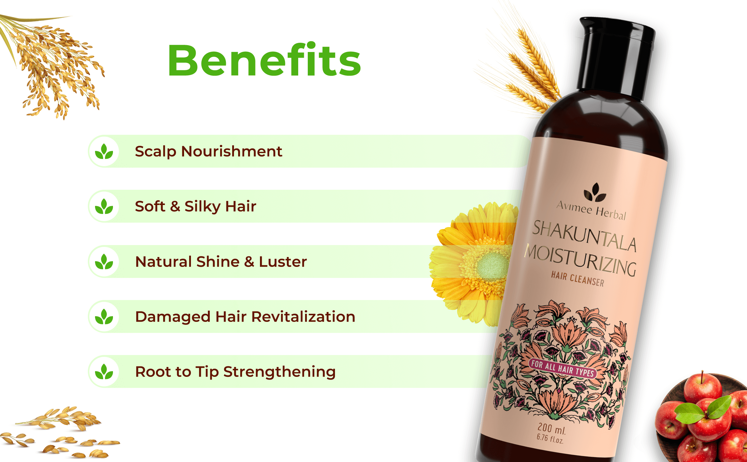 Shakuntala Moisturizing Hair Cleanser With Hyaluronic Acid