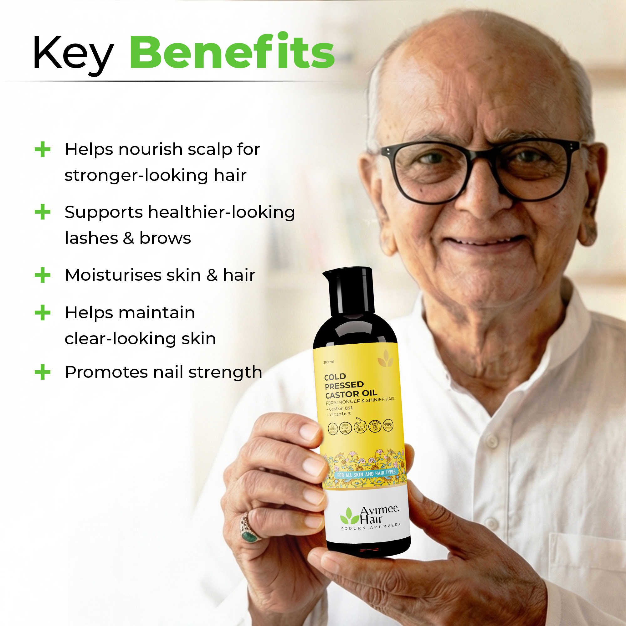 Cold Pressed Castor Oil for Hair Growth