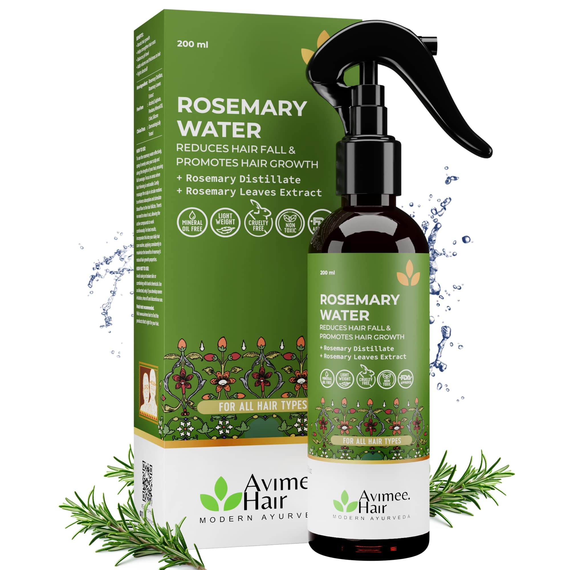 Rosemary Water for Hair and Skin