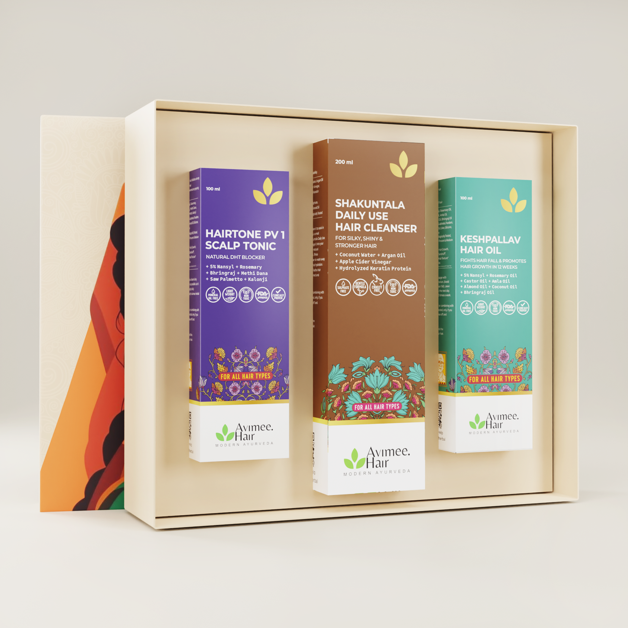 Avimee Herbal Hair Care Gift Box