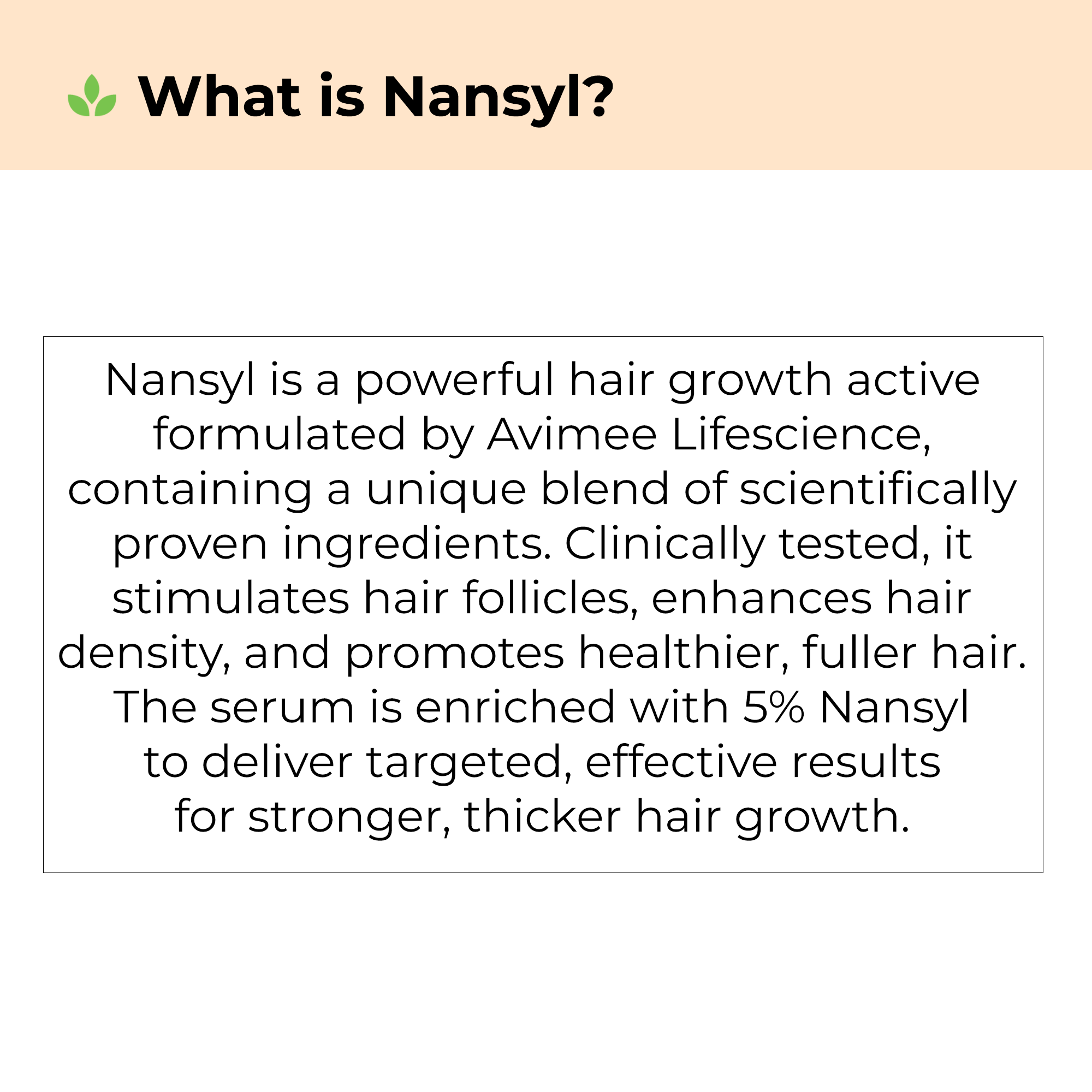 Scalptone Hair Growth Serum With Nansyl