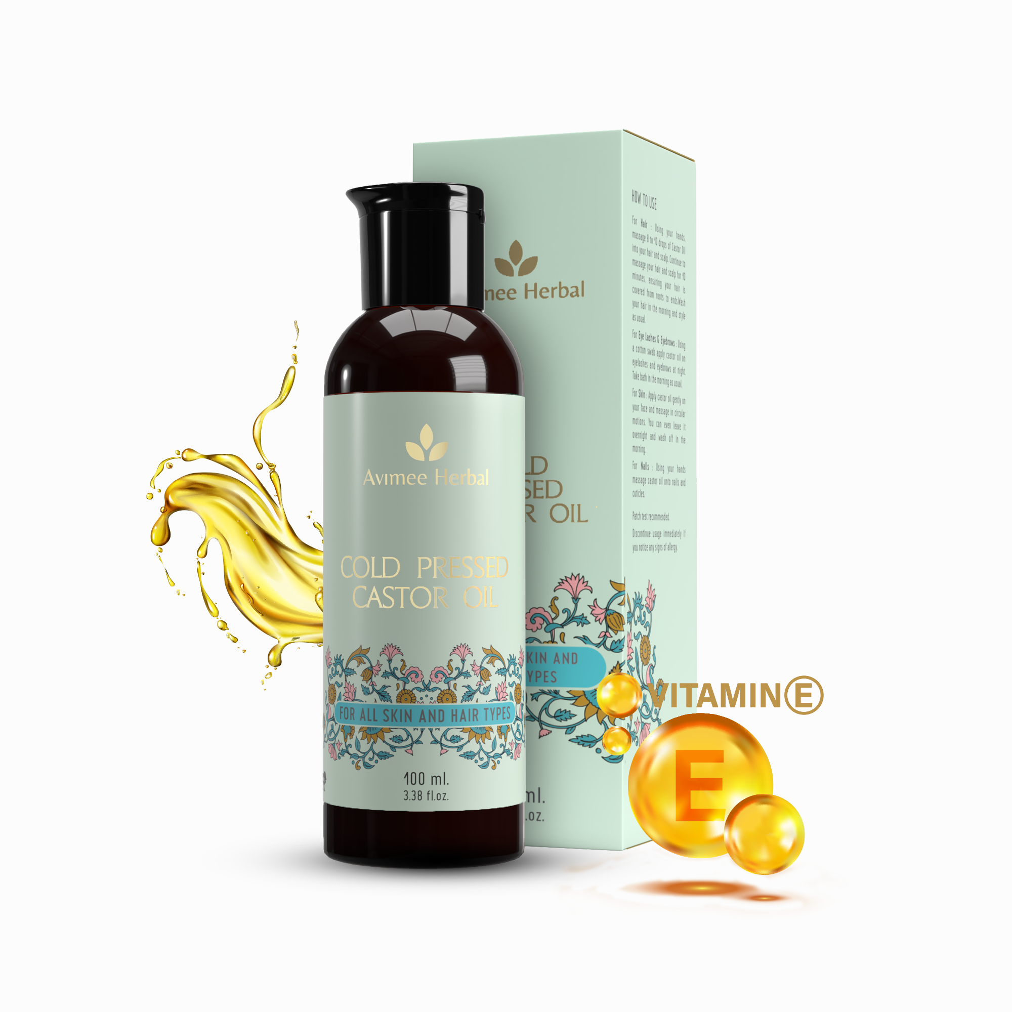 Buy Mamaearth Castor Oil 100% Pure Cold Pressed Oil Online in India at Best  Price - Allure Cosmetics - Allure