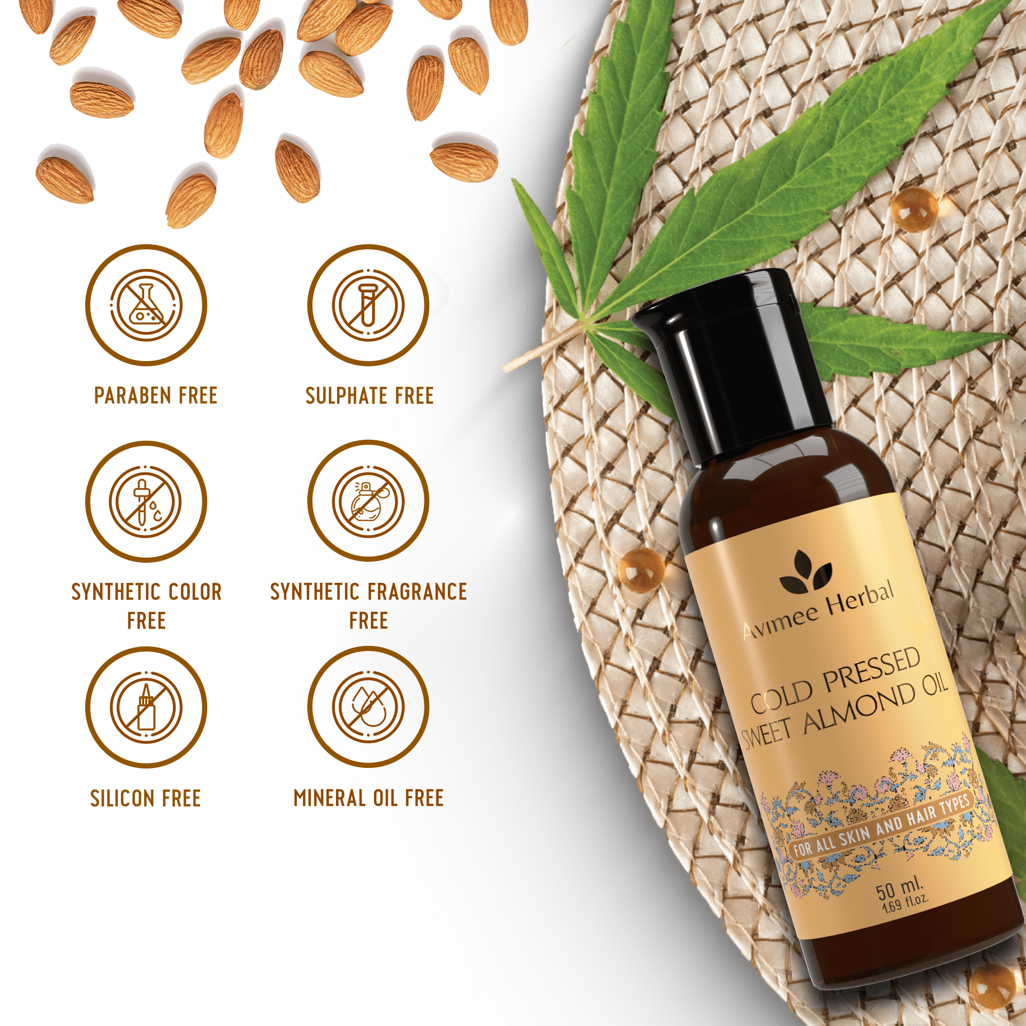 Cold Pressed Sweet Almond Oil