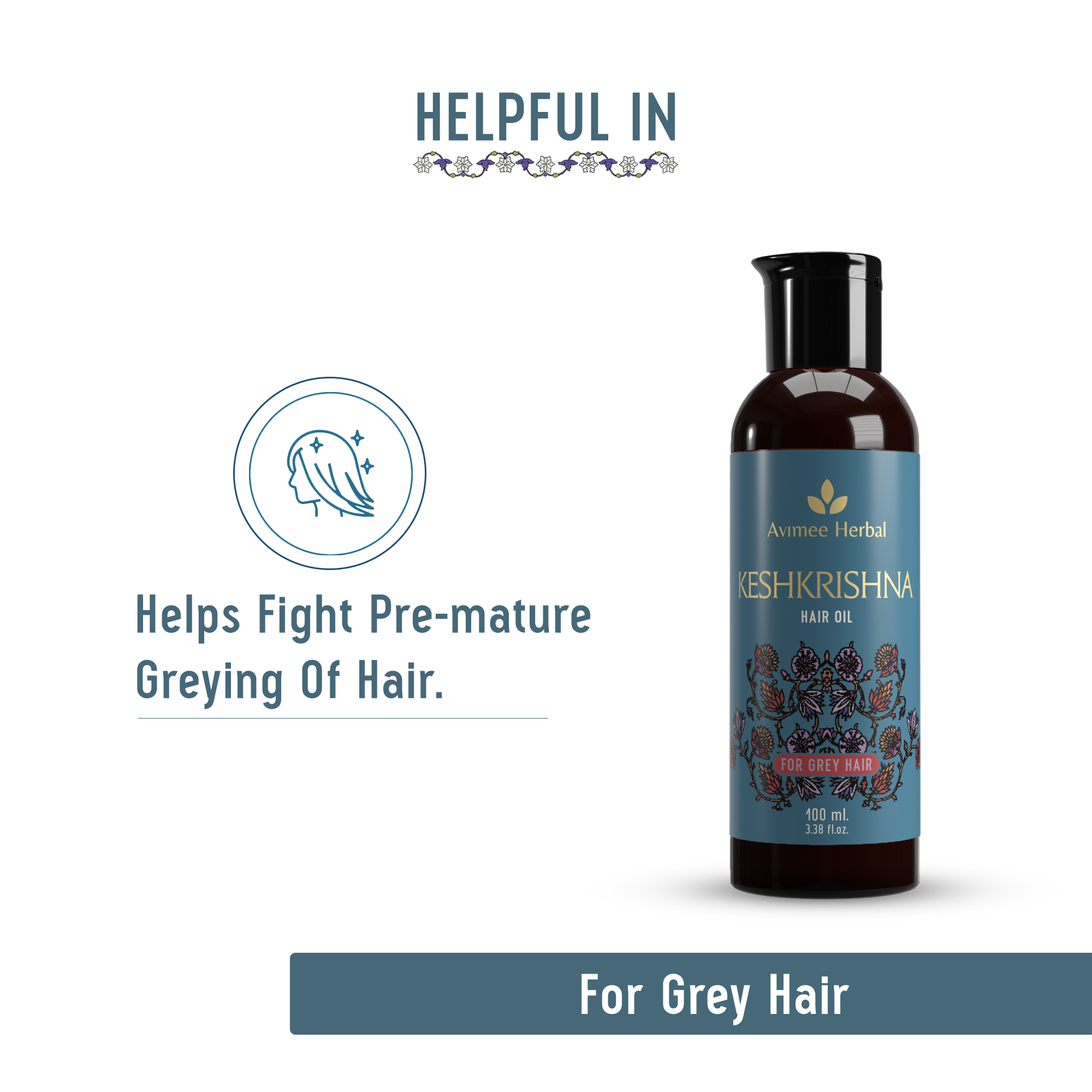 Keshkrishna Grey Hair Oil