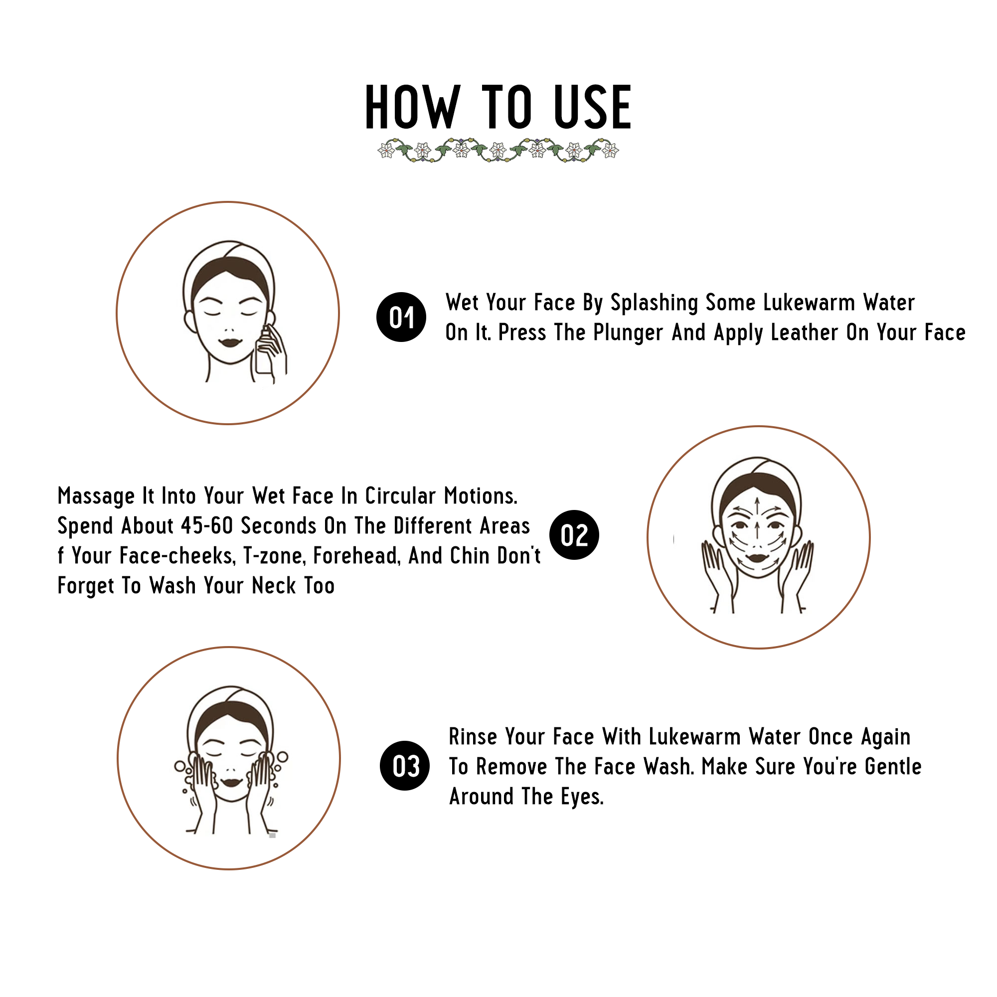 How to use - Kunwar Charcoal Facewash