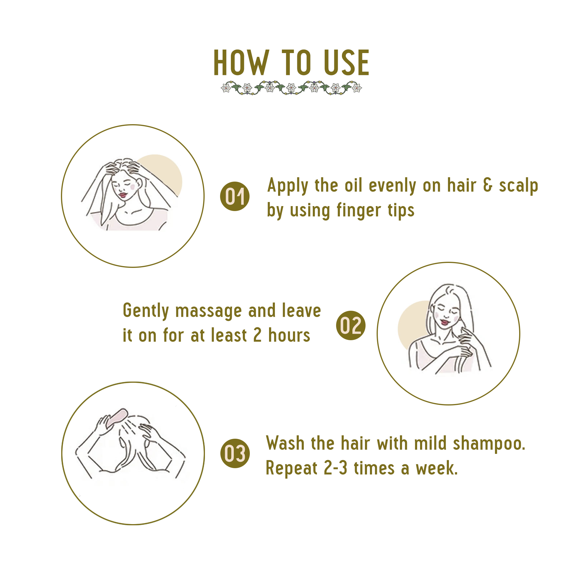 How to use : Maha Bhringraj Hair Oil
