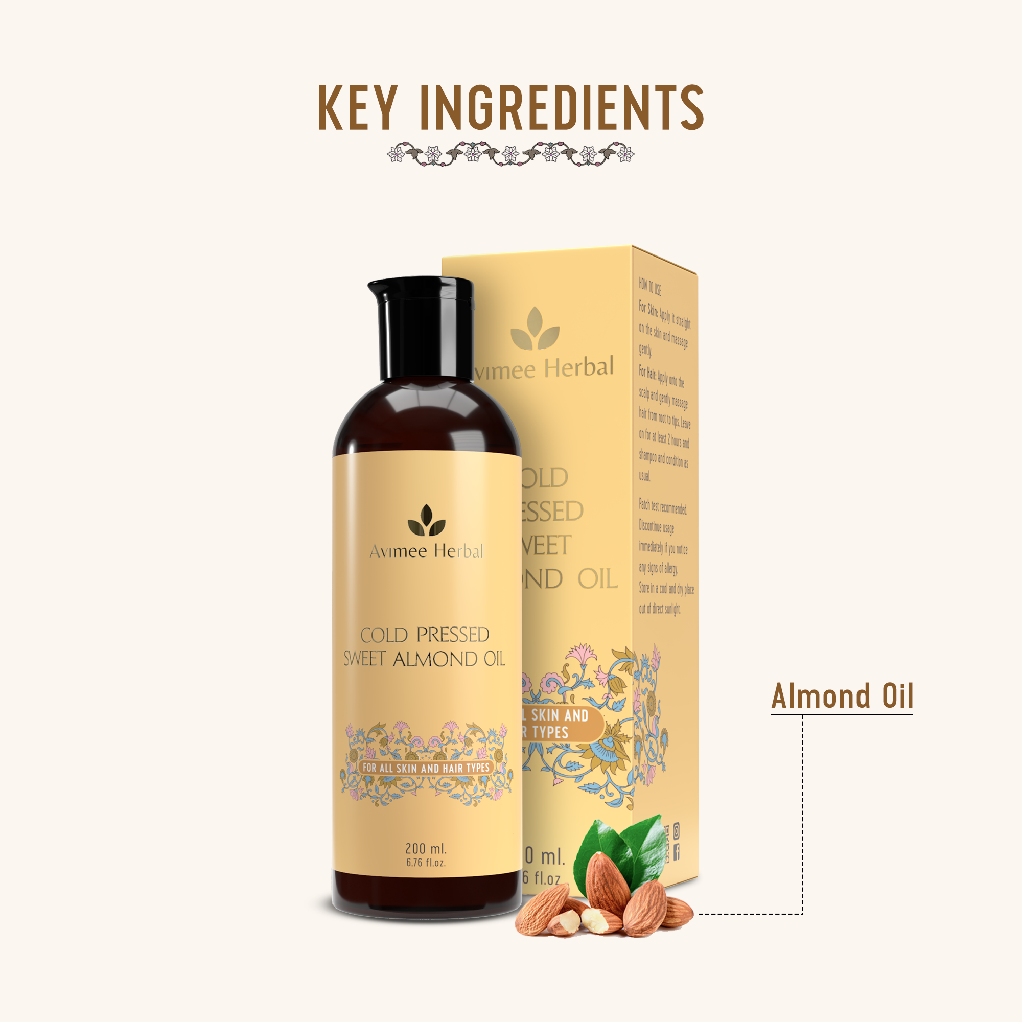 Cold Pressed Sweet Almond Oil