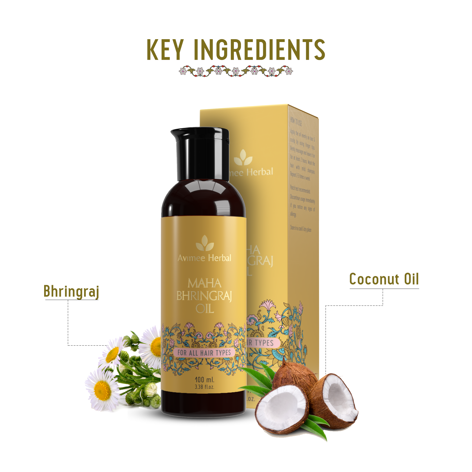 Ingredients : Maha Bhringraj Hair Oil