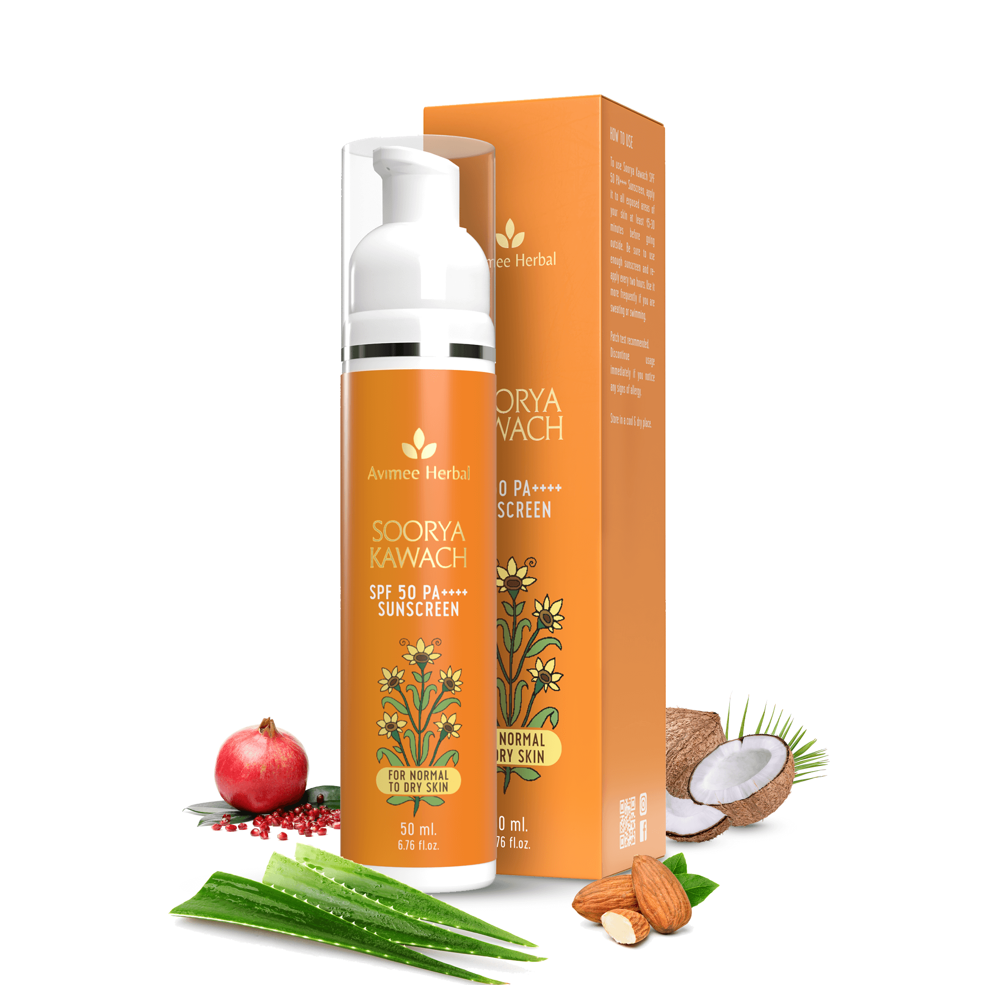 Soorya Kawach SPF50 PA++++ Herbal Sunscreen